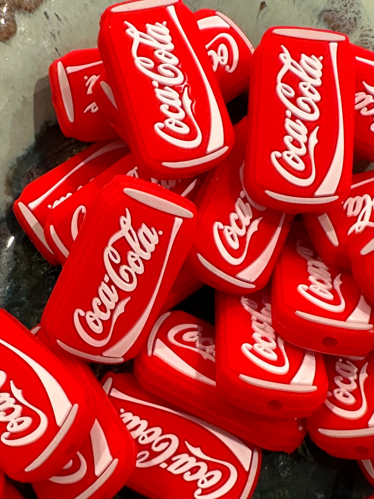 Red focal bead