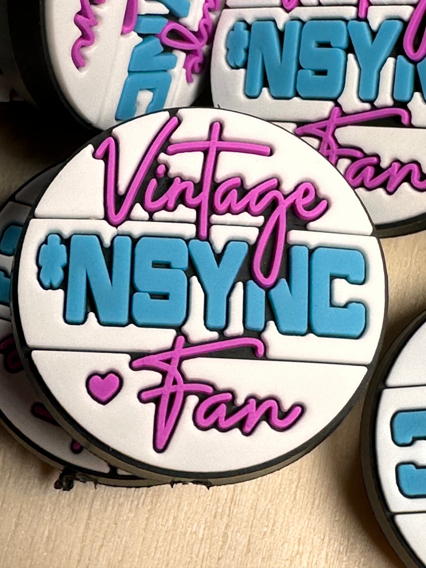 VINTAGE NSYNC FAN focal bead/boy bands/90’s music