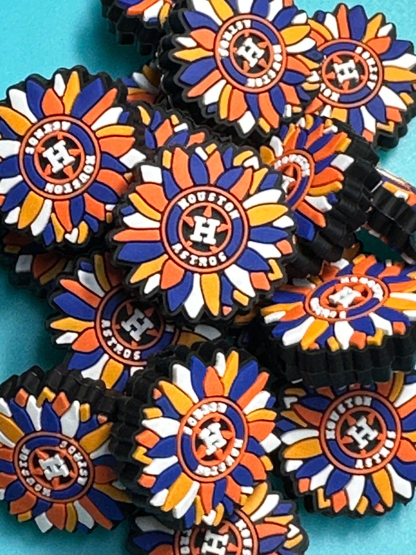 Houston Astros focal bead/ baseball #2