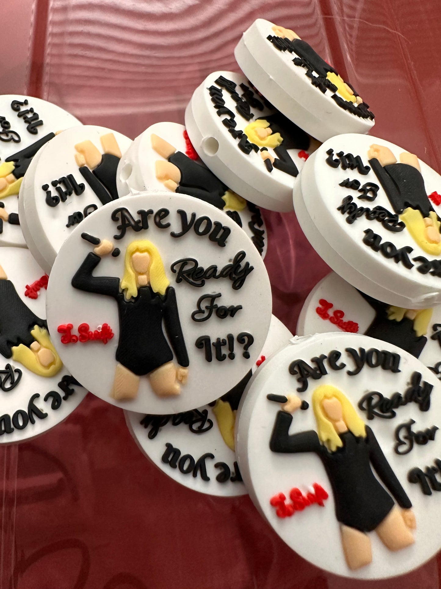 Taylor Swift focal bead Are You Ready For It?