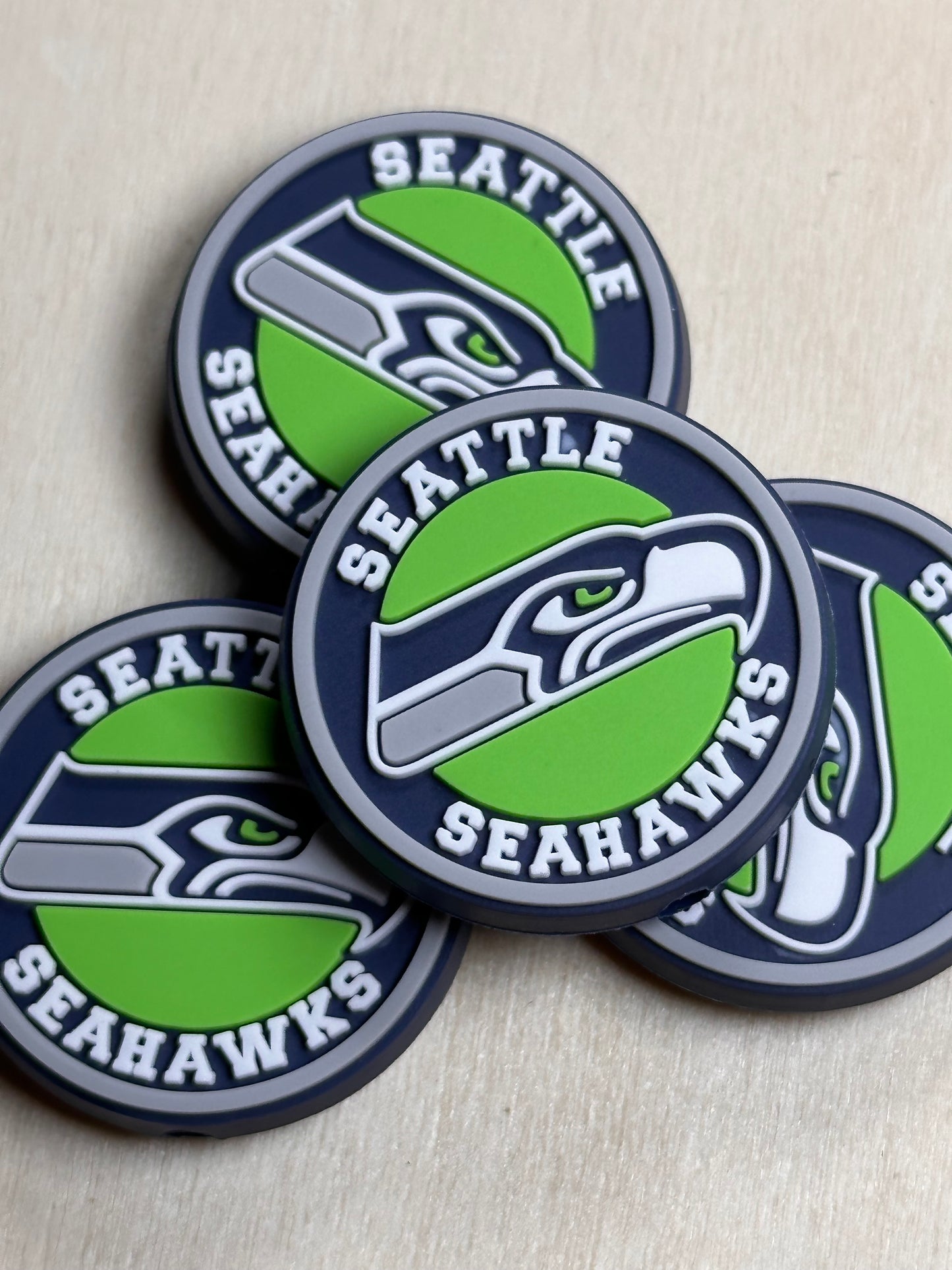 Seattle Seahawks focal bead
