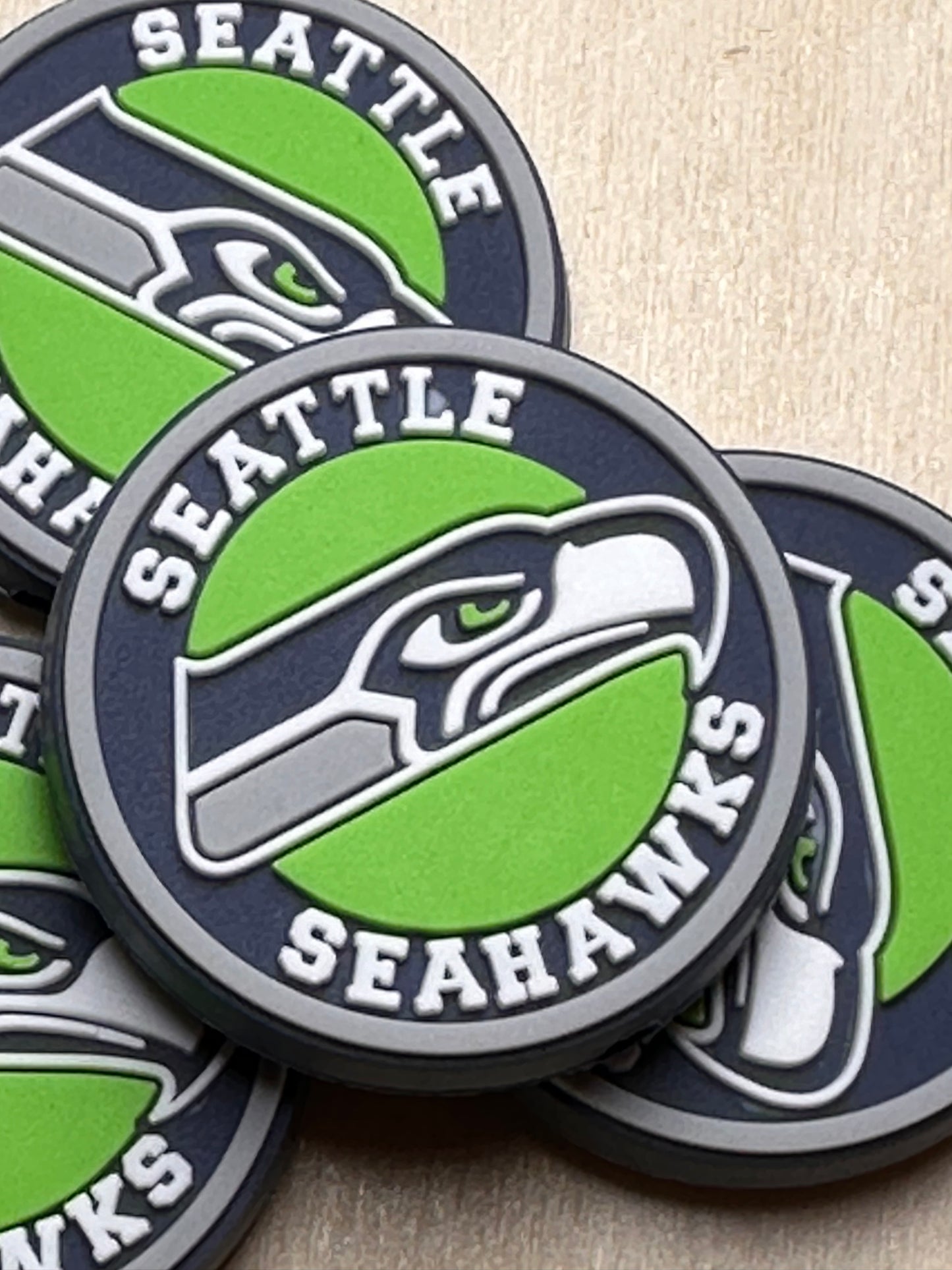 Seattle Seahawks focal bead