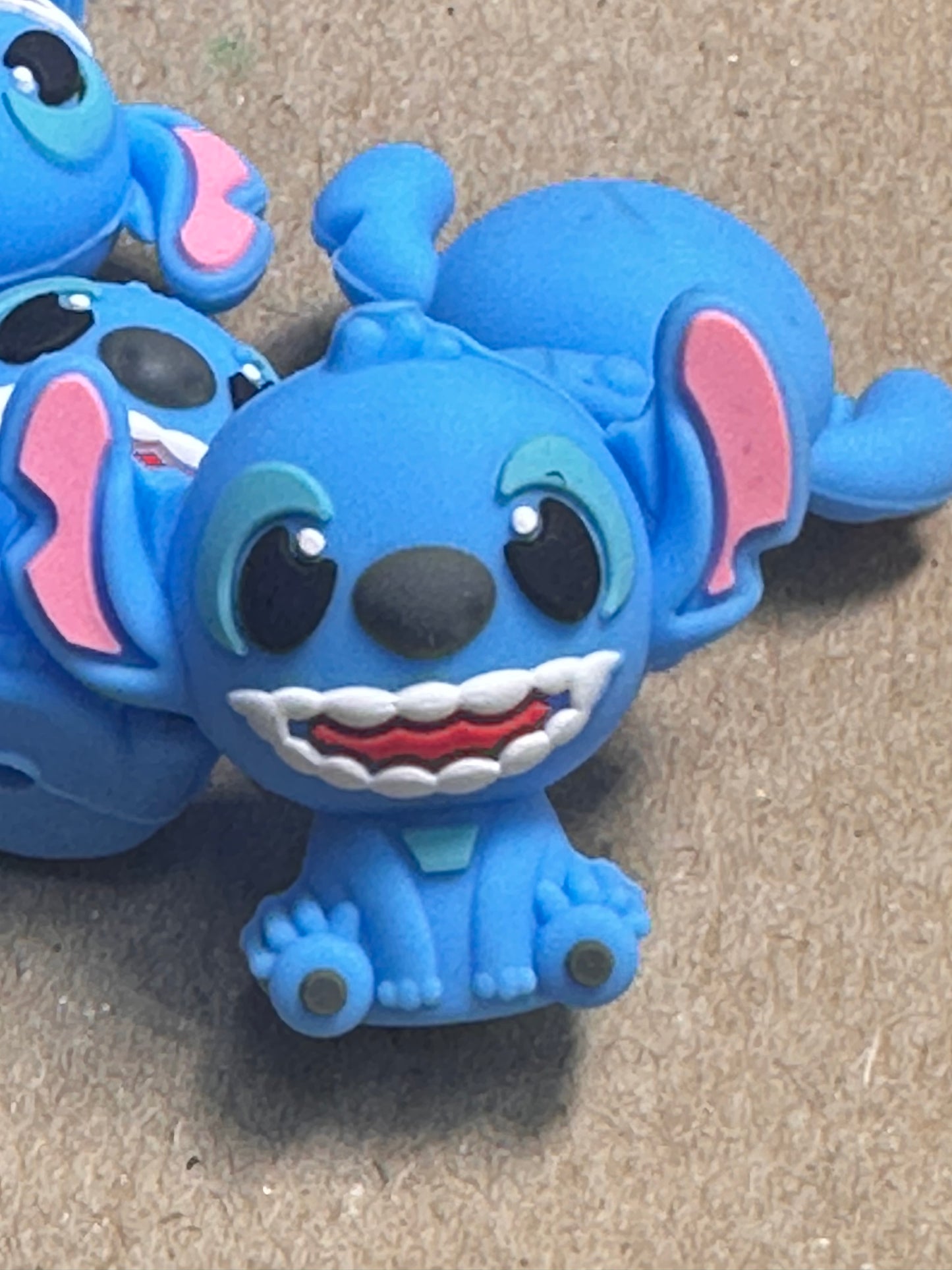 3D Blue guy Focal Bead #2