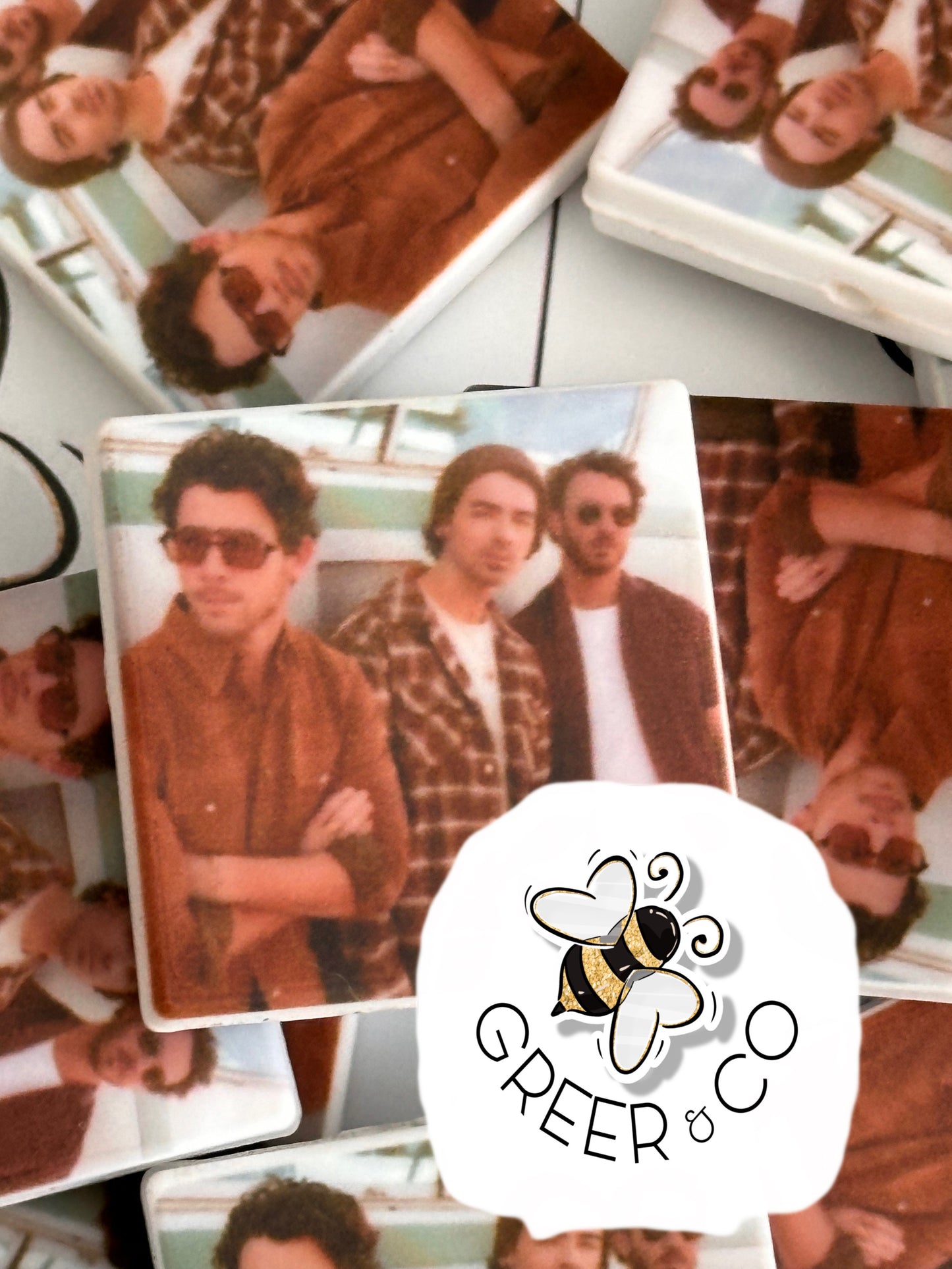Jonas Brothers focal bead/ JOBRO silicone pen bead/ keychain/ DIY/ #2