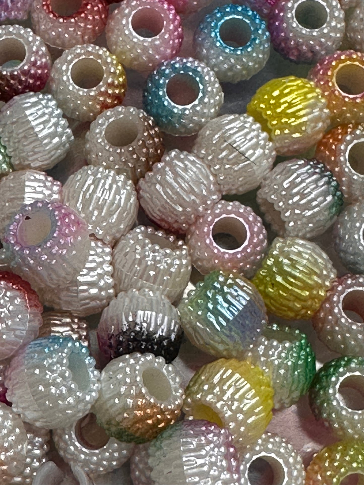 Beautiful spacer barrel shaped beads/10mm beads/ DIY Bead/ beadable pen/ keychain bead/