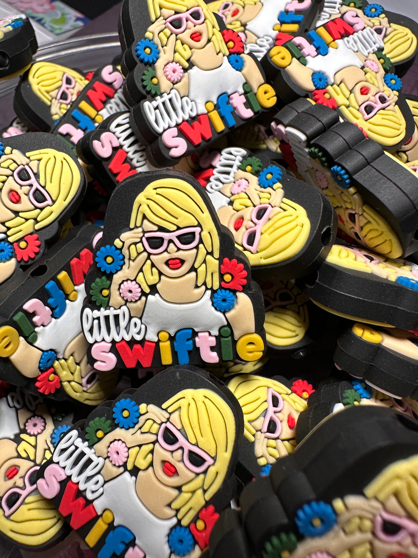 Taylor Swift focal bead / Lil Swiftie