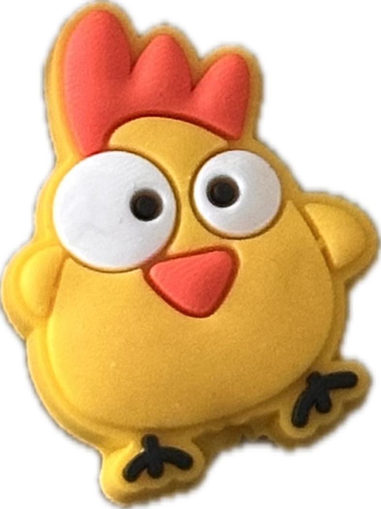 Chicken Focal Bead / silicone focal bead/pen bead