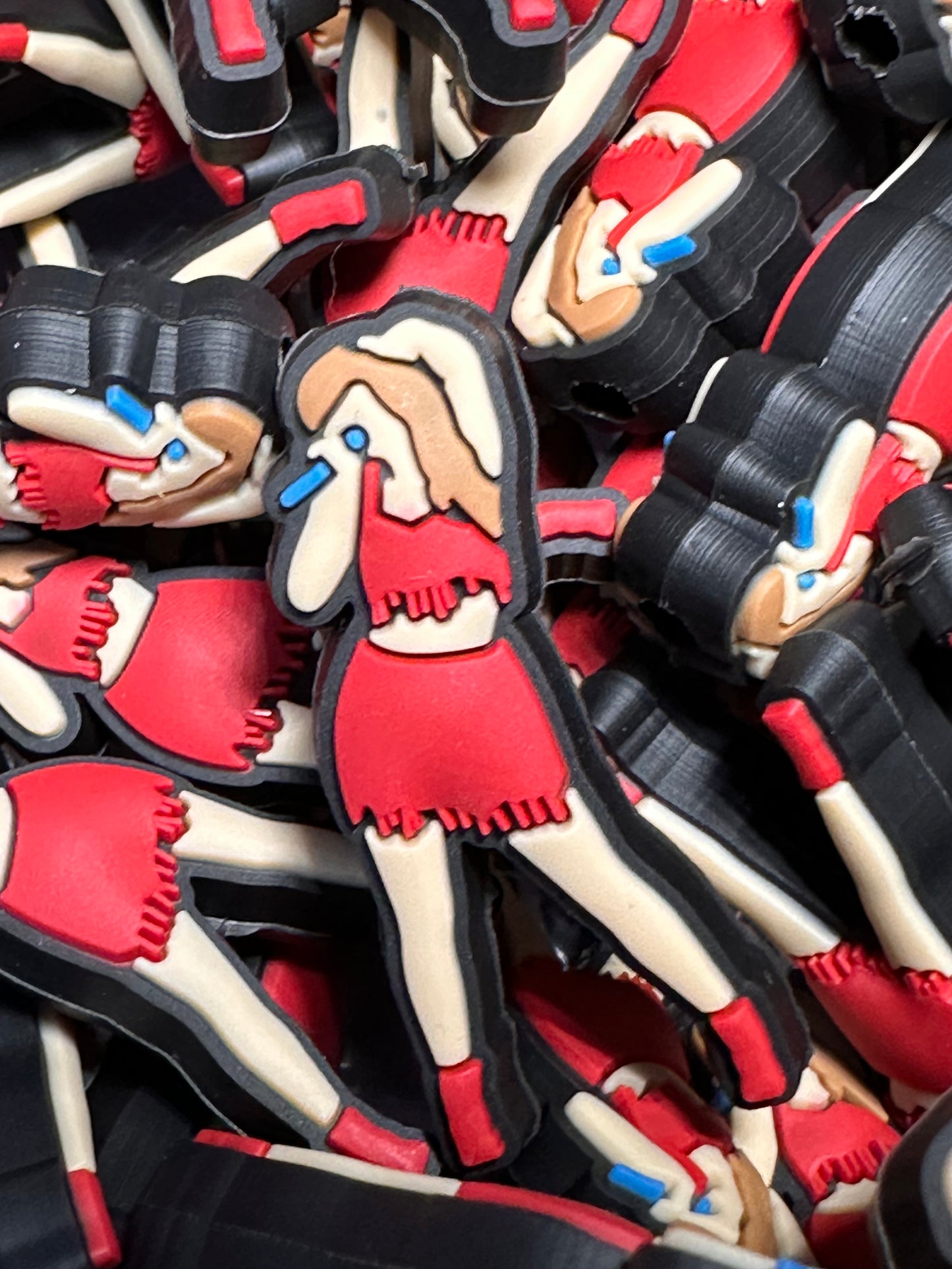 Taylor Swift focal bead / Red Dress