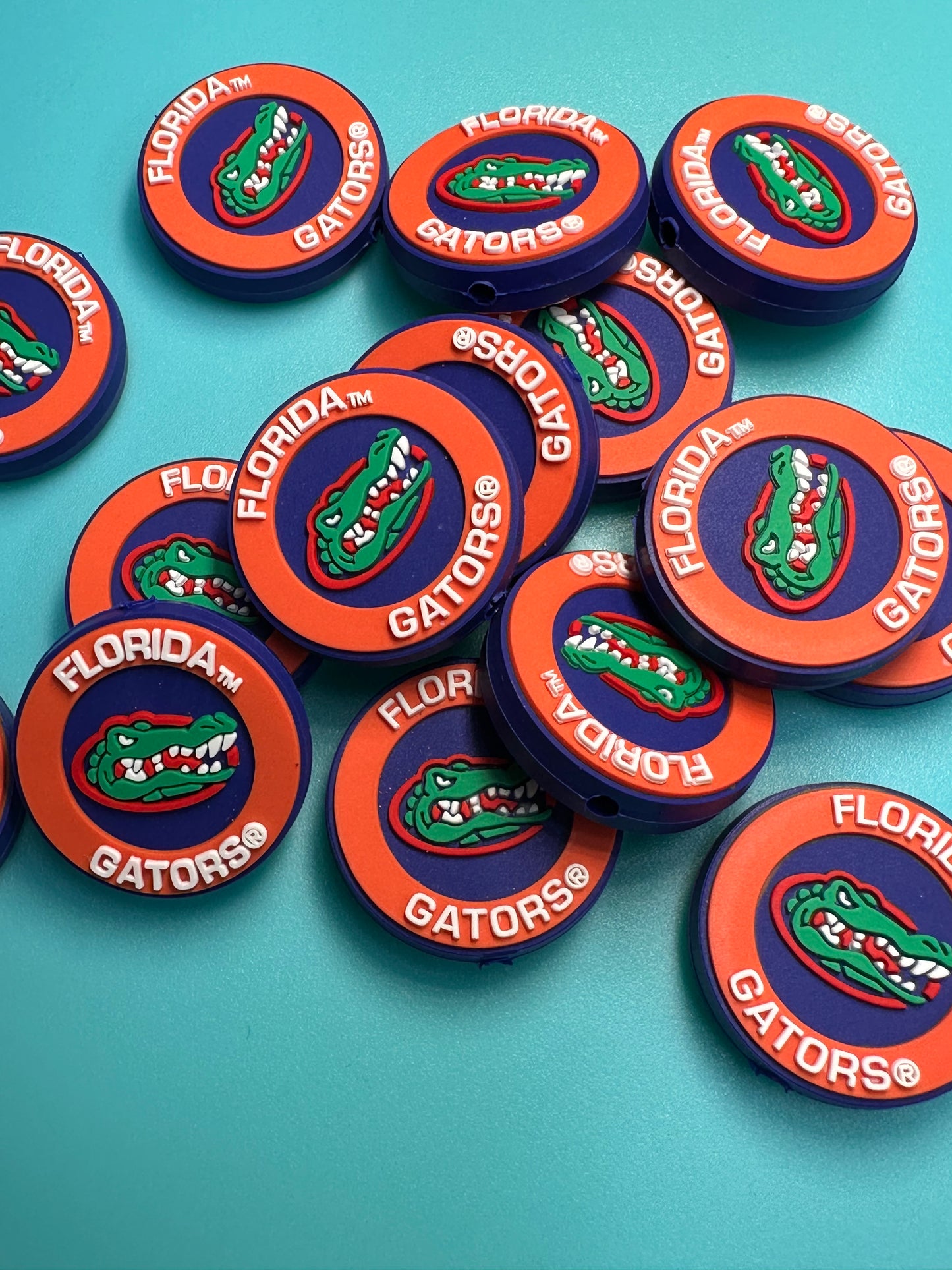 Florida Gators focal bead / logo/ design #5