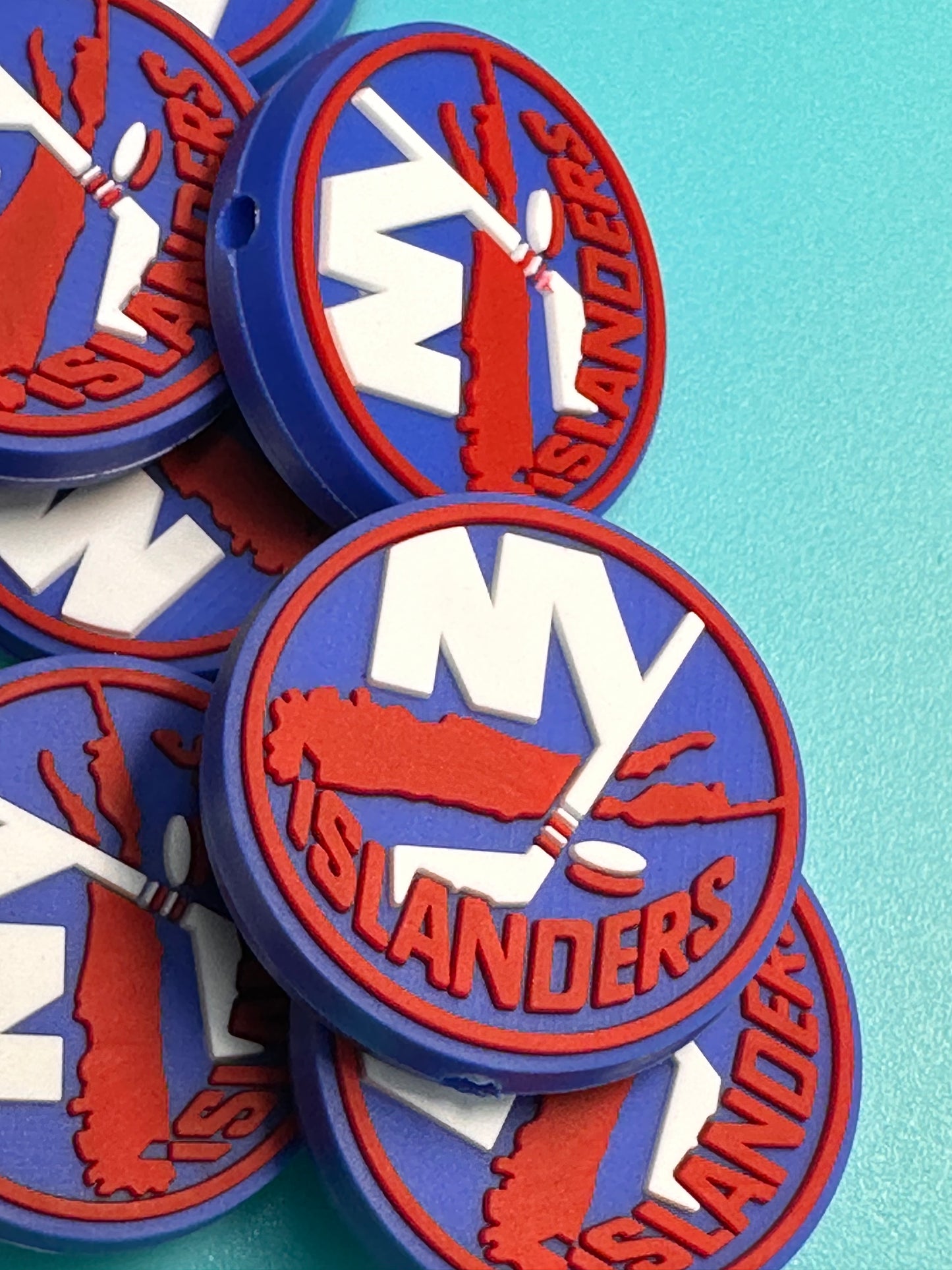 NY Islanders team focal bead / New York/ Ice Hockey