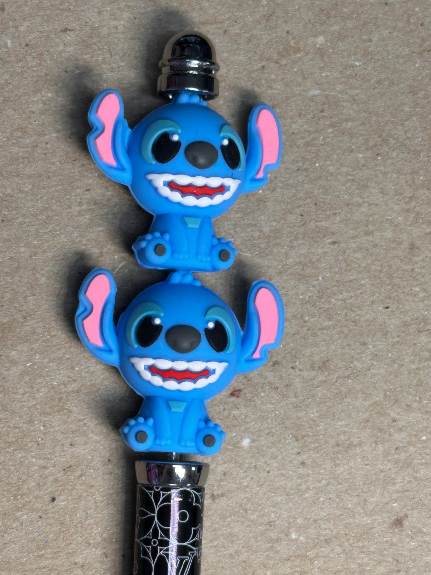 3D Blue guy Focal Bead #2