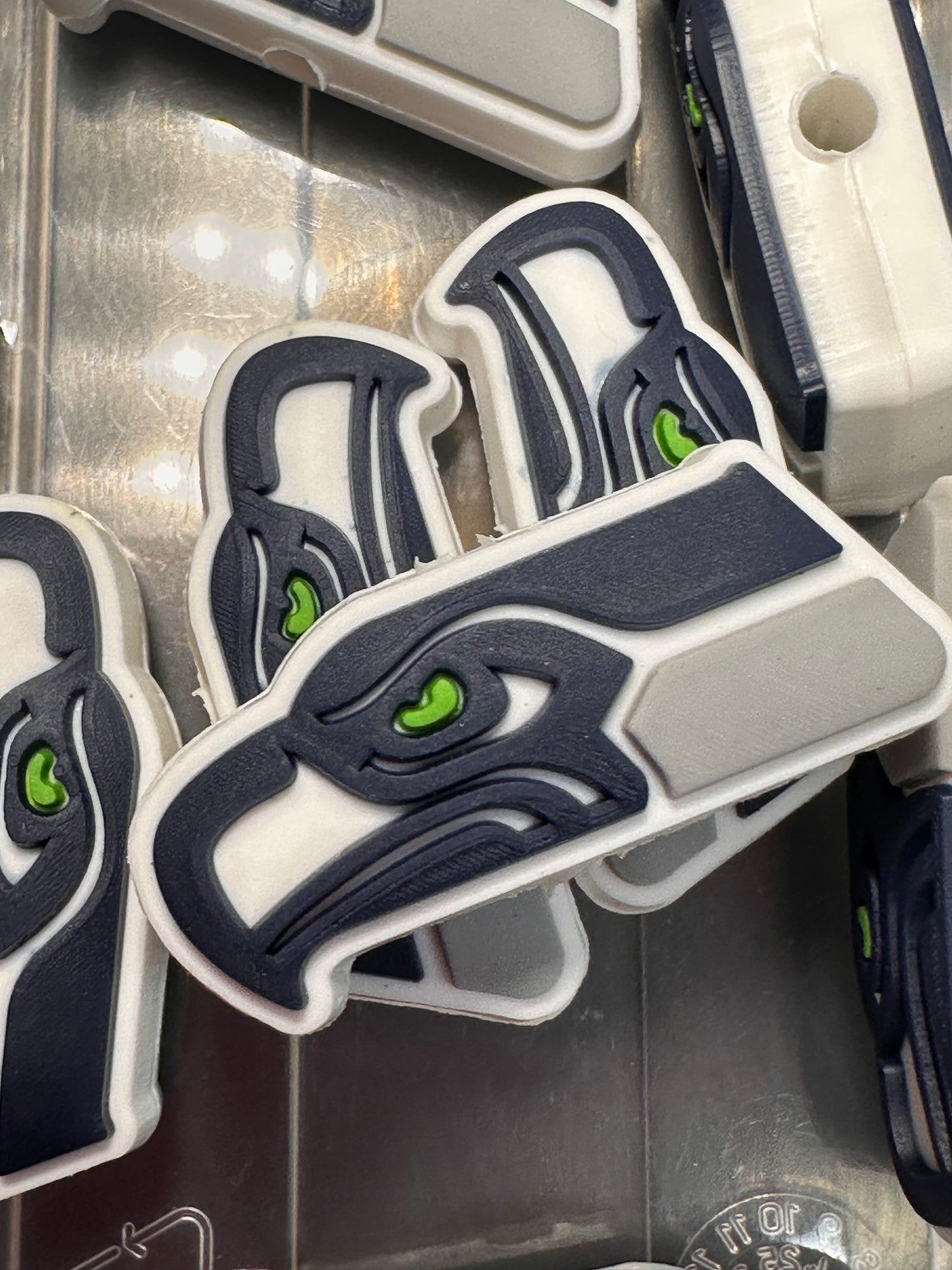 NEW! Seattle Seahawks focal bead #3