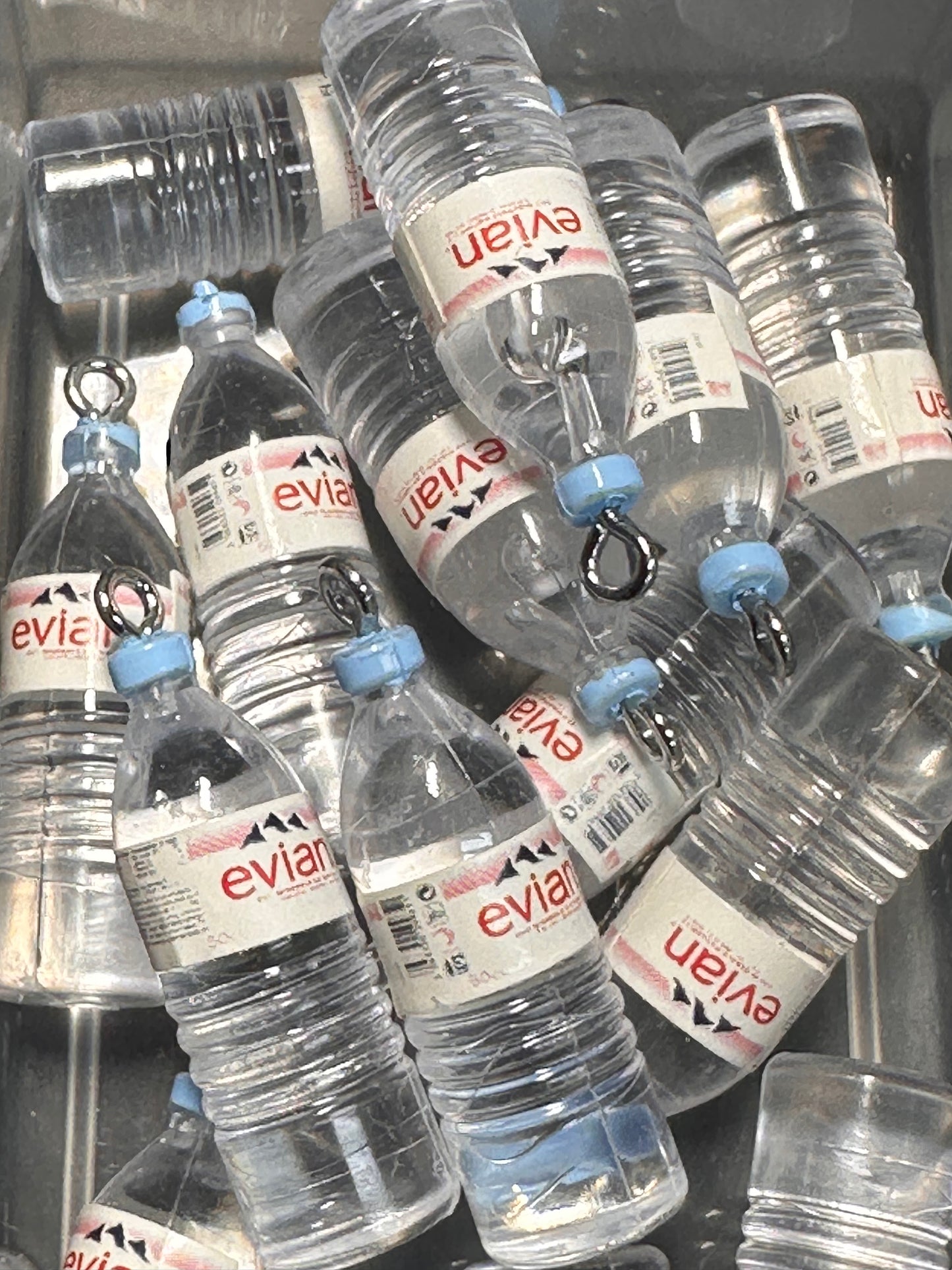 Mini Bottle Charms – Resin Drink Beads for Keychains, Jewelry & DIY Crafts/ water bottle
