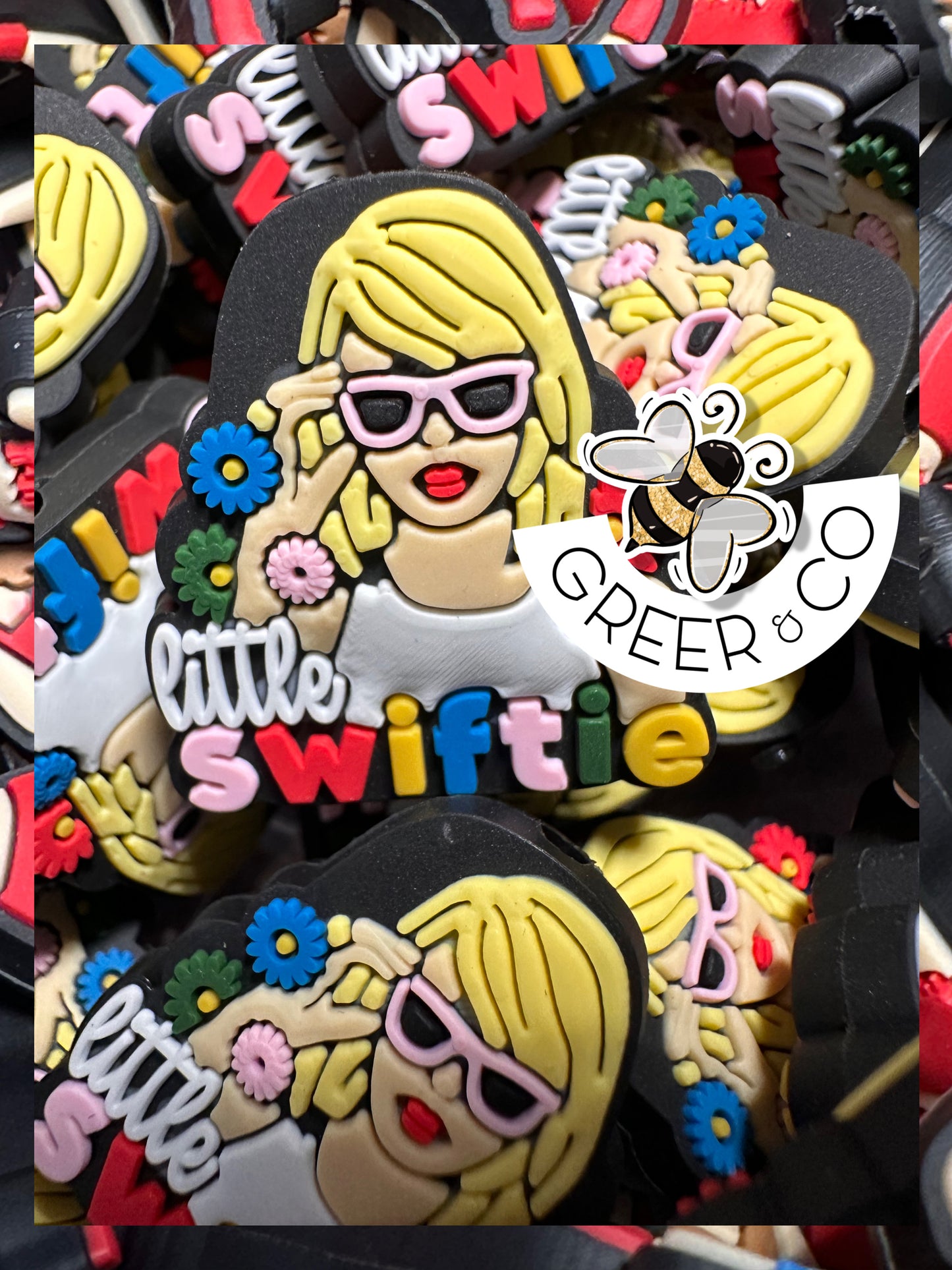 Taylor Swift focal bead / Lil Swiftie
