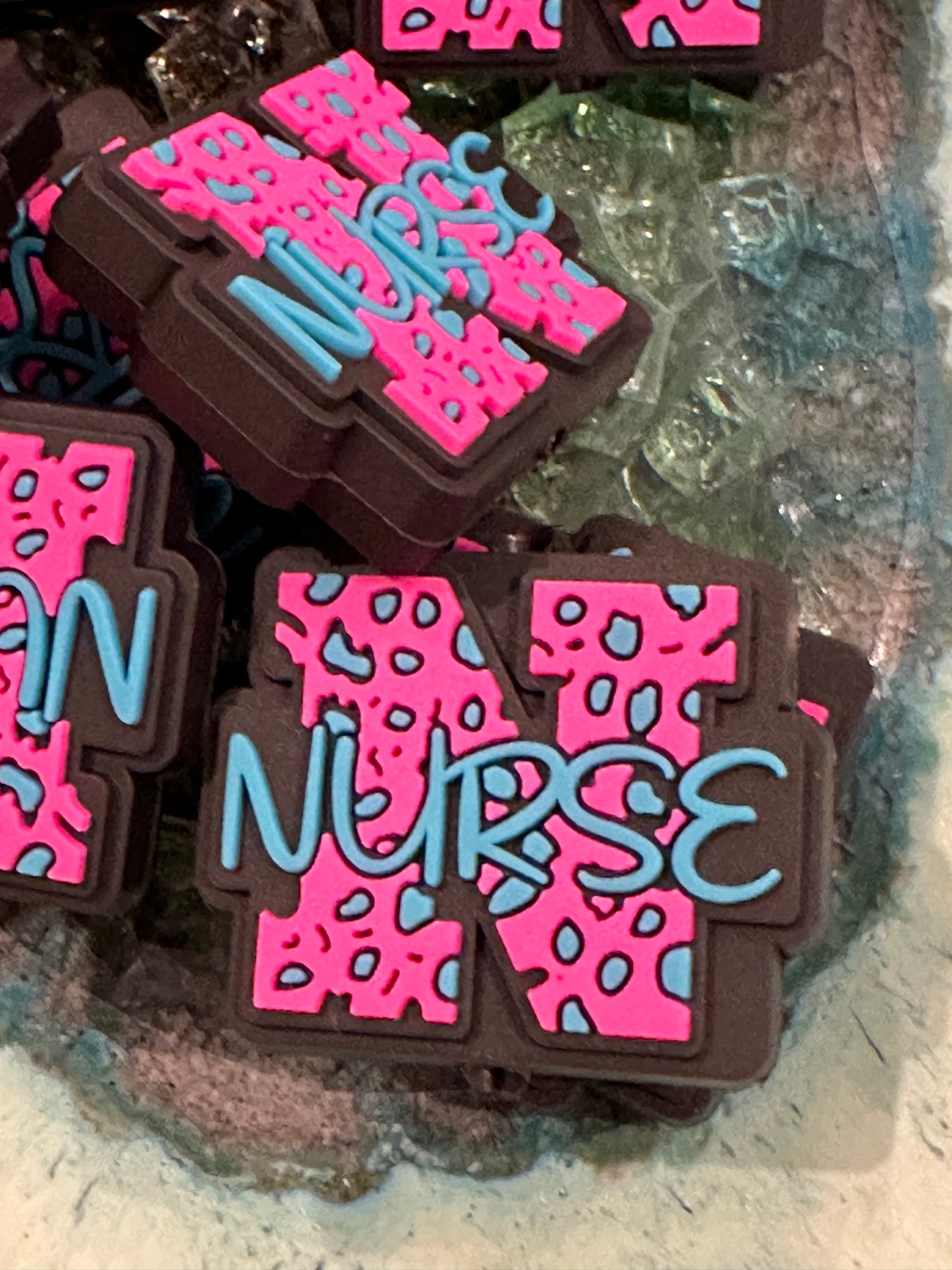 Nurse silicone focal bead