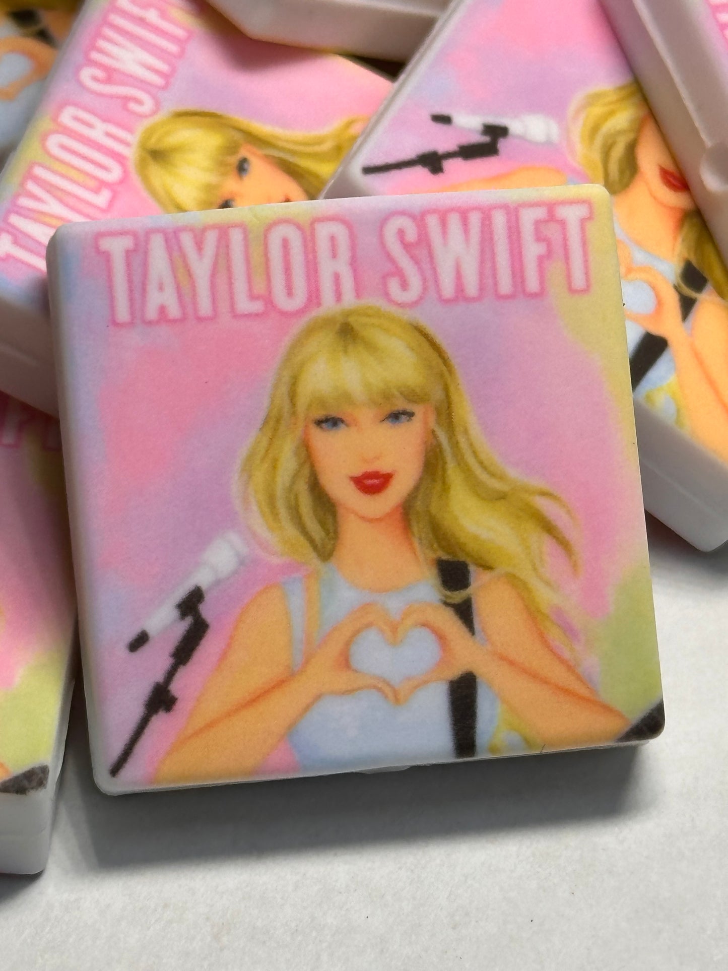 Taylor Swift focal bead/ eras tour/ Swiftie/ pink guitar