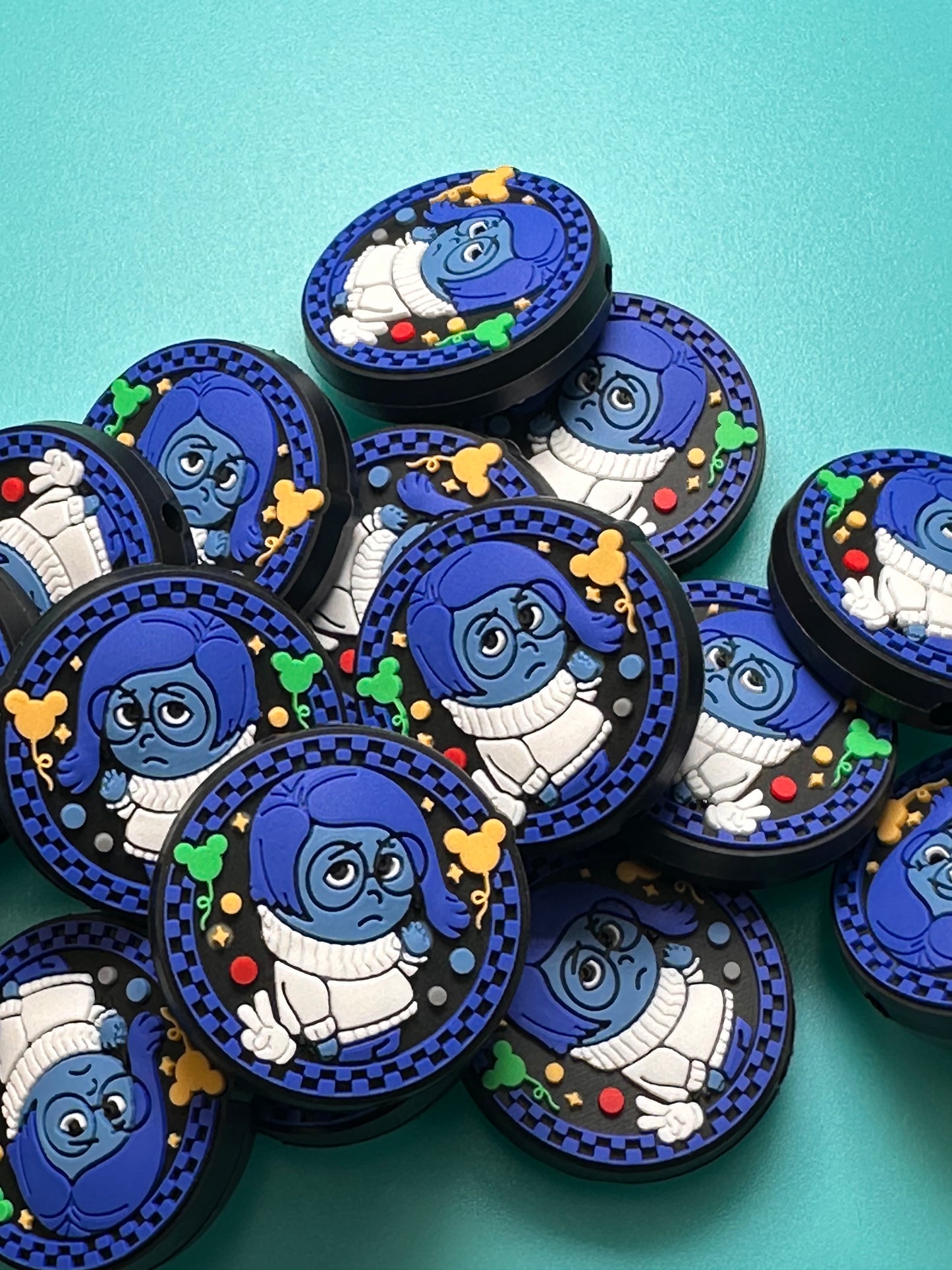 IO/ emotional Focal Bead/ beadable pen/ Silicone bead/ keychain bead/