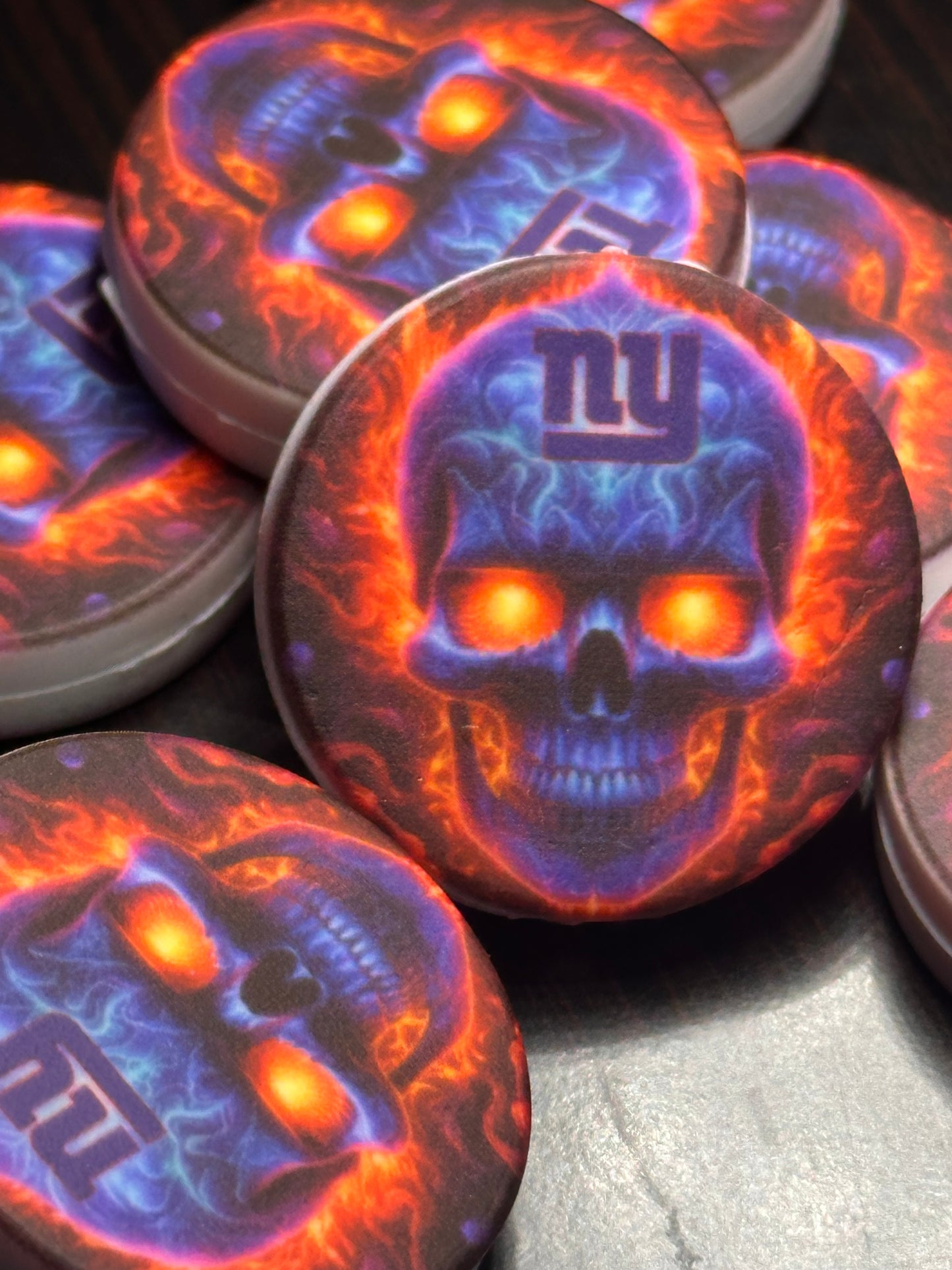 NEW NY Giants focal bead
