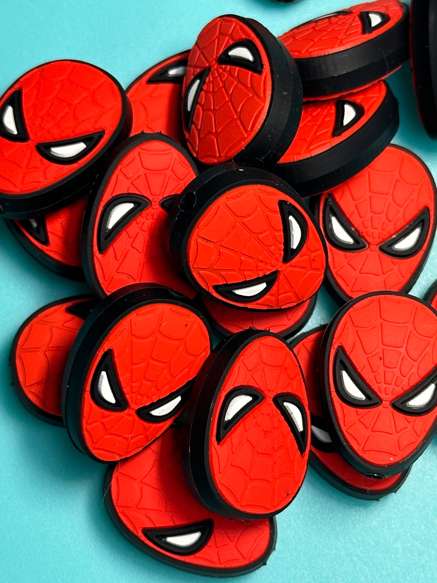 Spider silicone focal bead