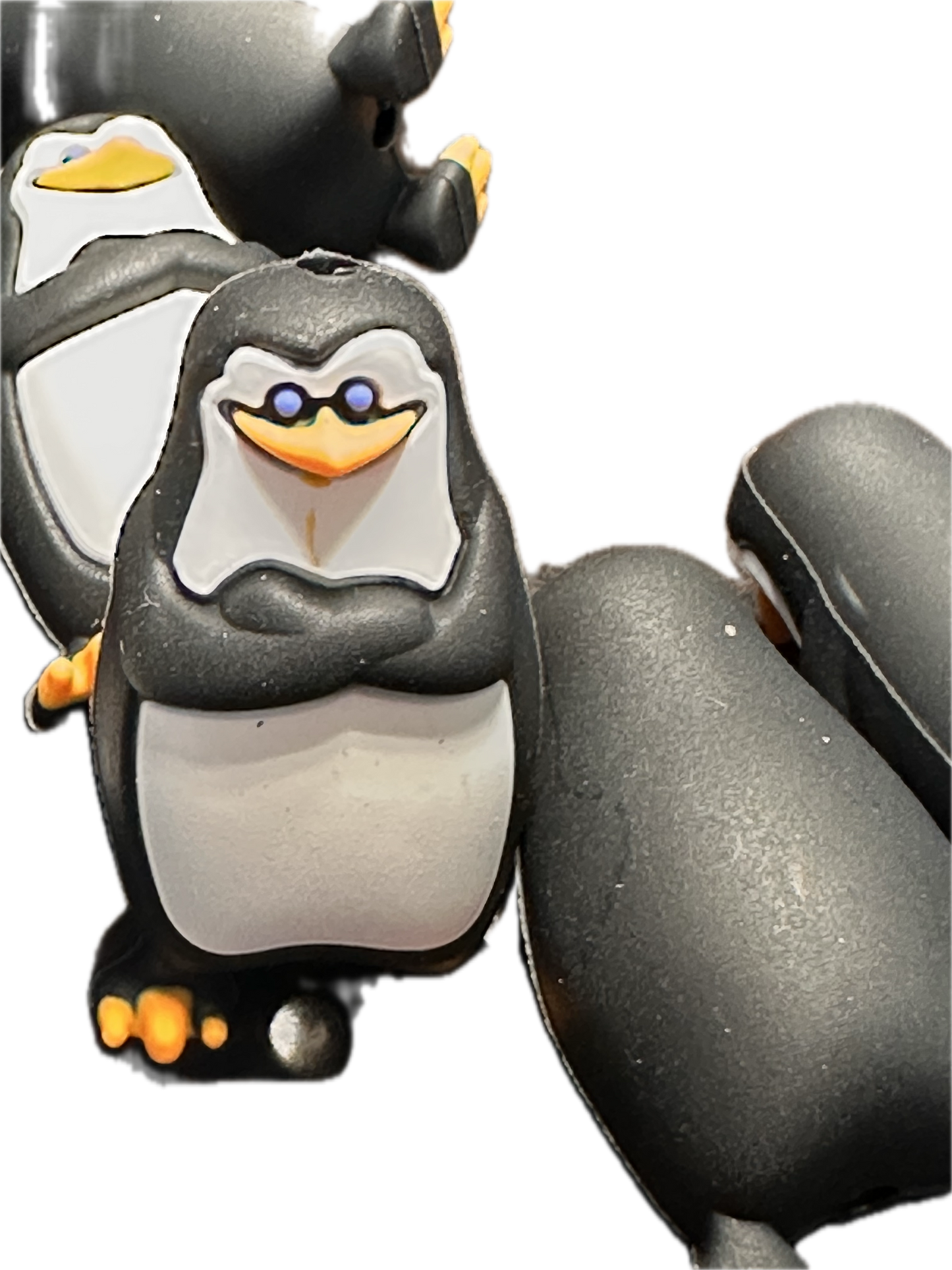 3D Penguins focal bead /