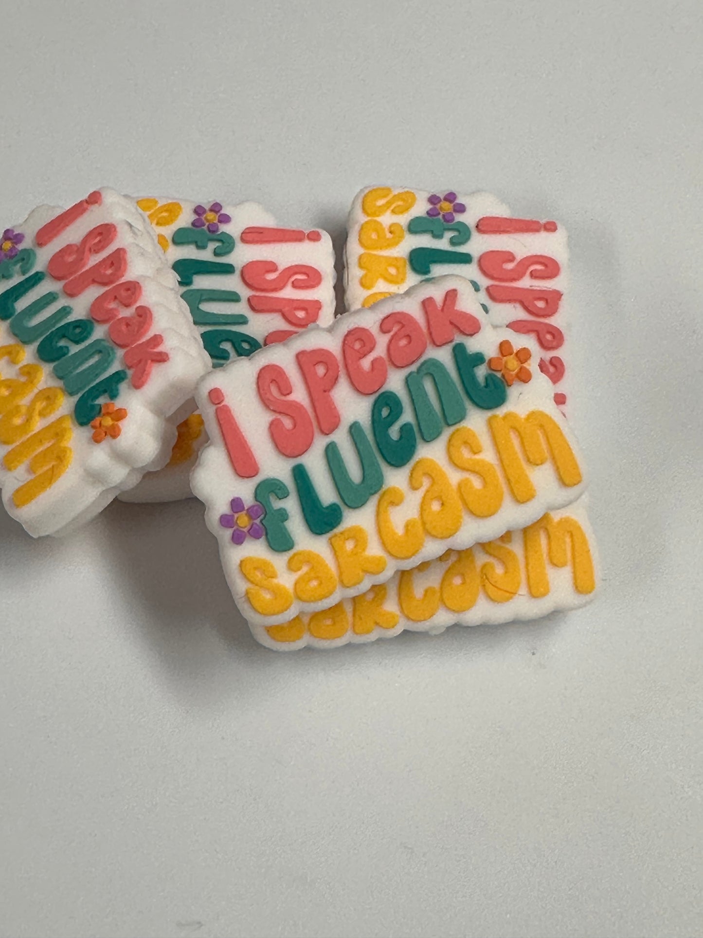 Fluent Sarcasm focal bead/ silicone bead for pen beading/ sarcasm #2