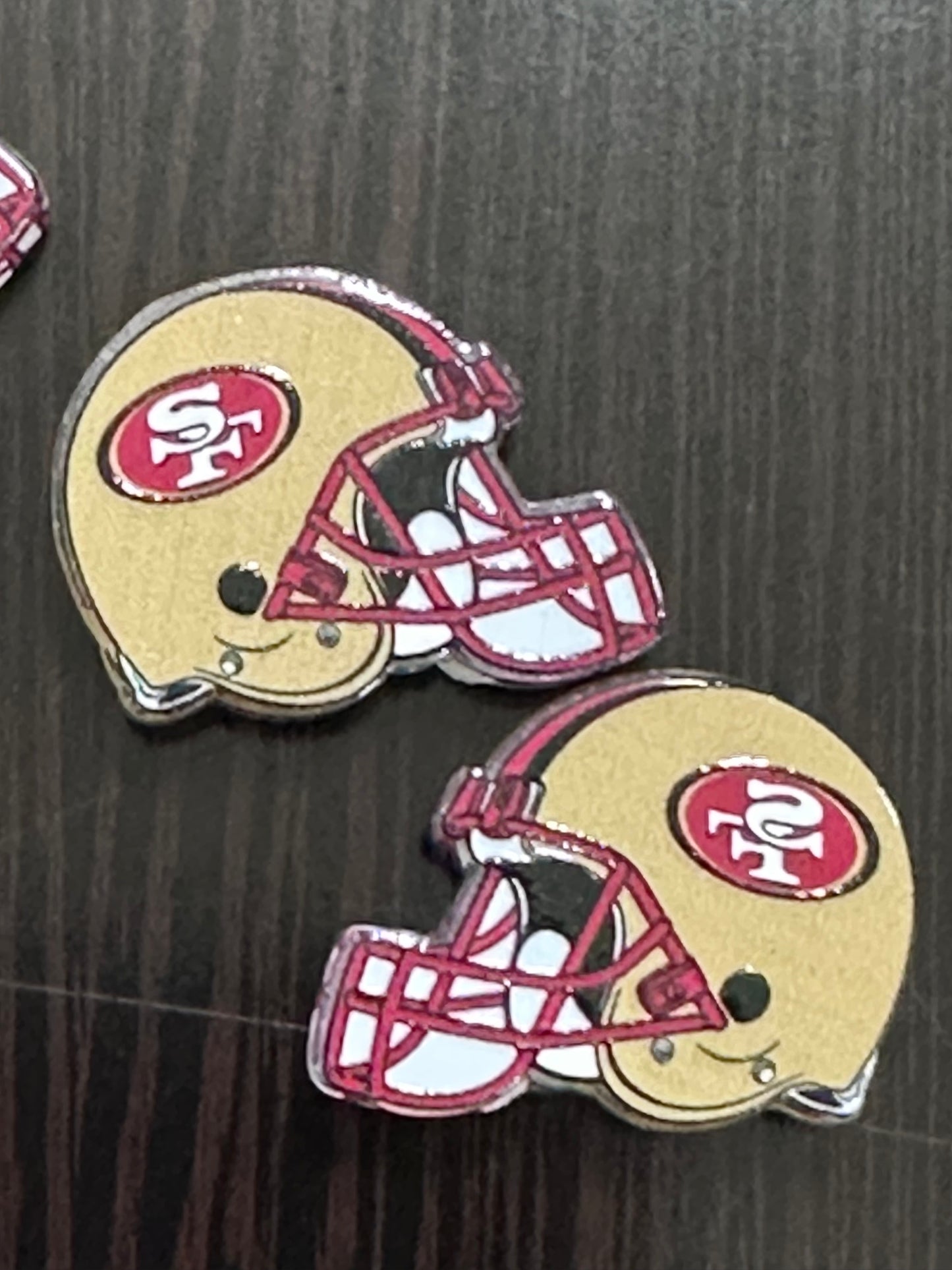 San Francisco acrylic focal bead- set of 2/ focal bead/ pen beading / keychain bead/ helmet shaped bead