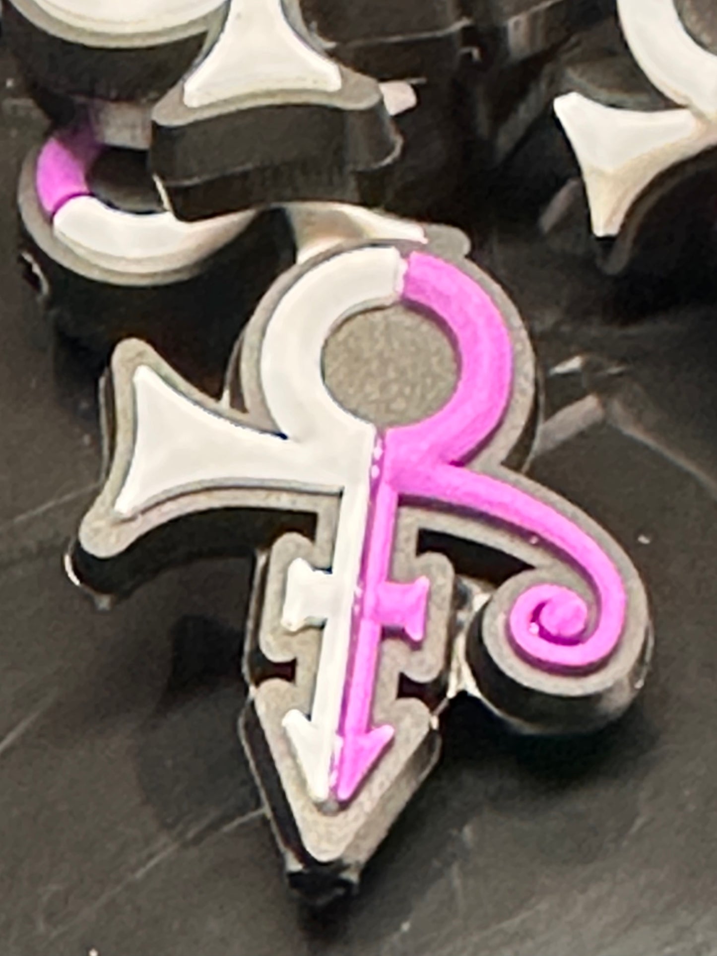 The Artist silicone focal bead/singer/ Purple highness