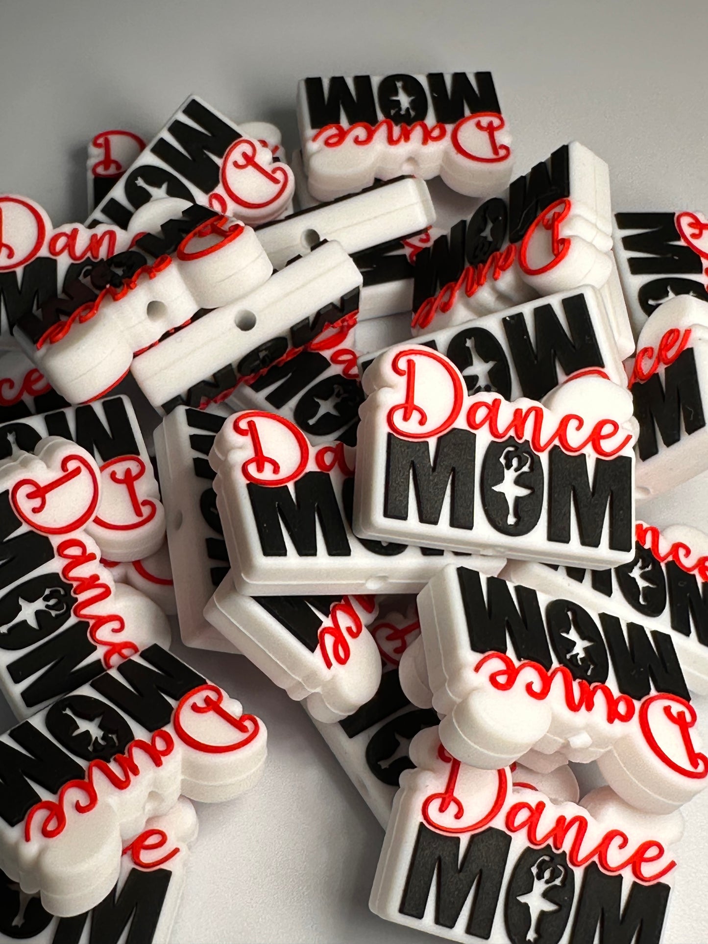Dance Mom focal bead/ silicone bead/ pen beading / DIY / keychain