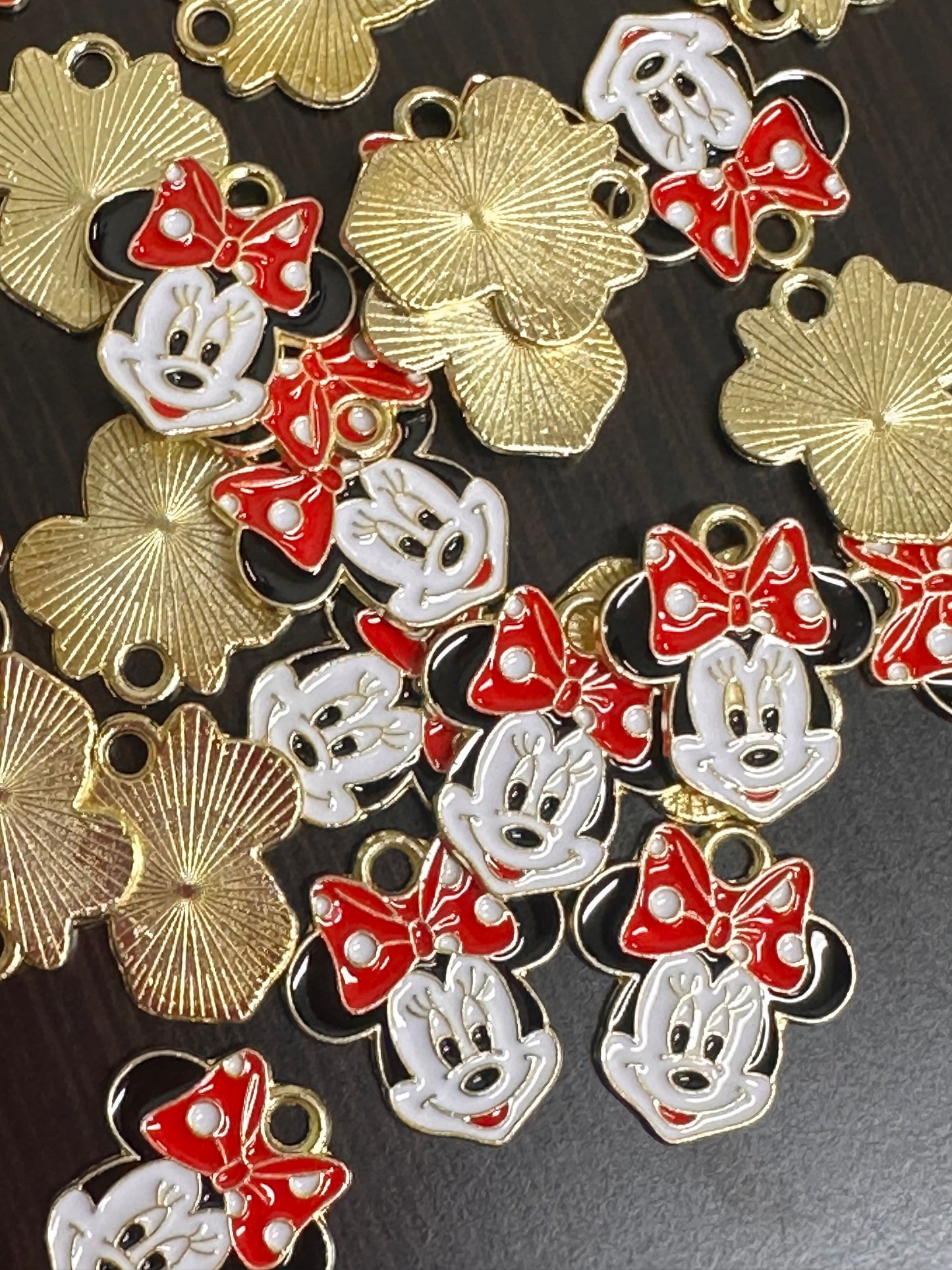 Enameled metal charms/ DIY charm bracelet/ DIY necklace/ #1