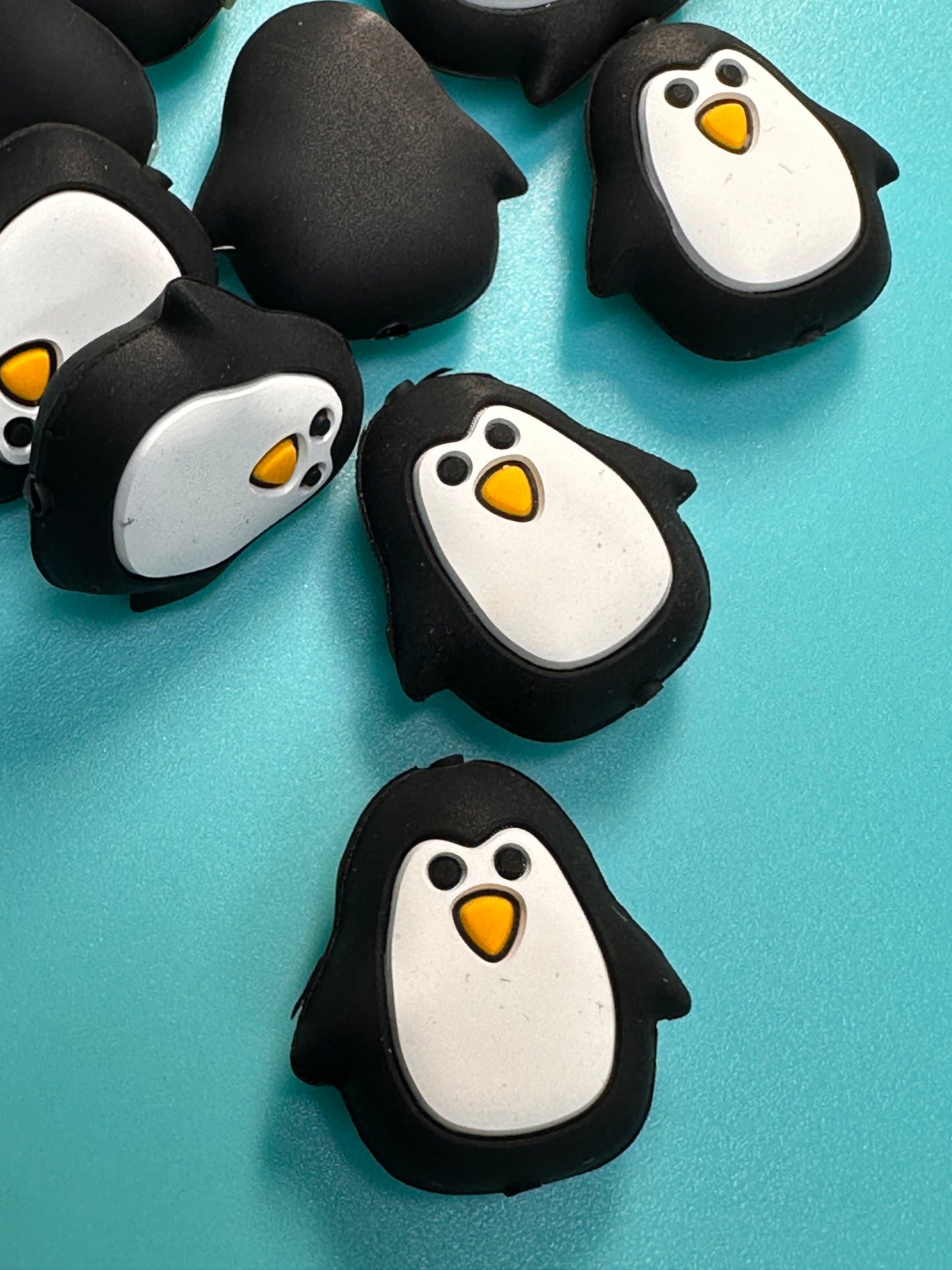 3D Penguins focal bead /