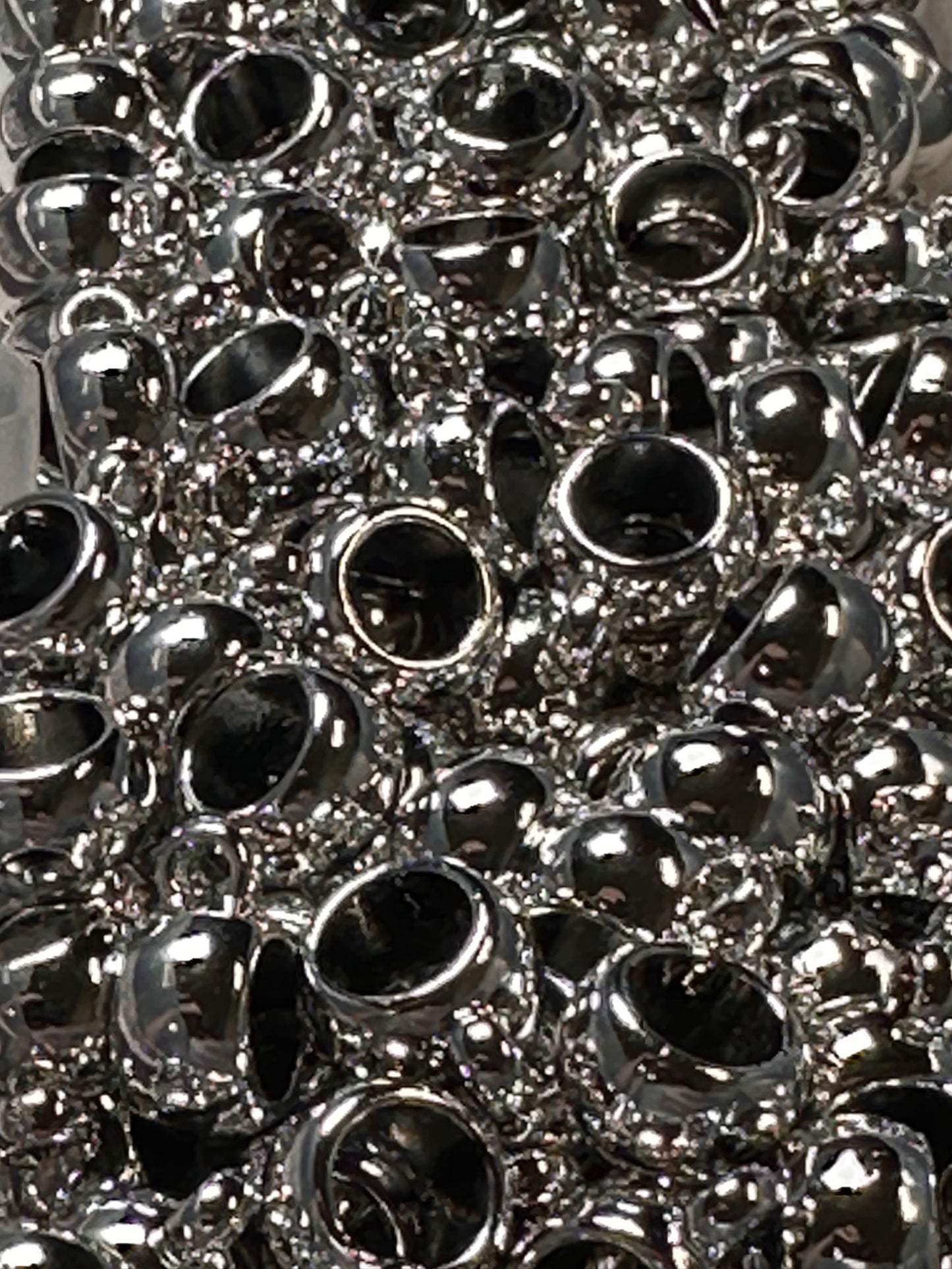 Silver tone Bail Beads/ jewelry Bead/ beadable pen beads/ keychain bead/bead/12mm/used for dangle charms
