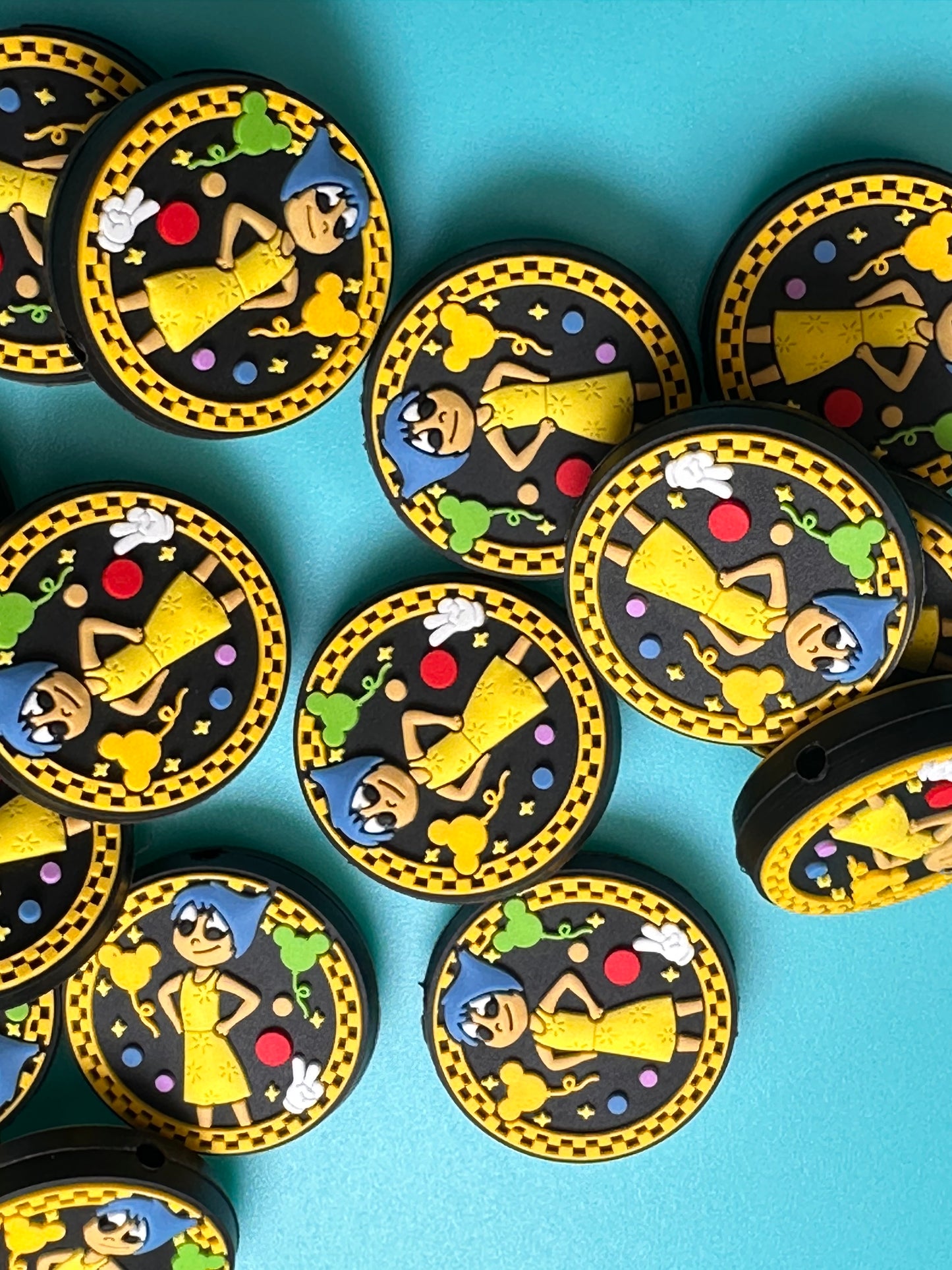 IO/ emotional Focal Bead/ beadable pen/ Silicone bead/ keychain bead/