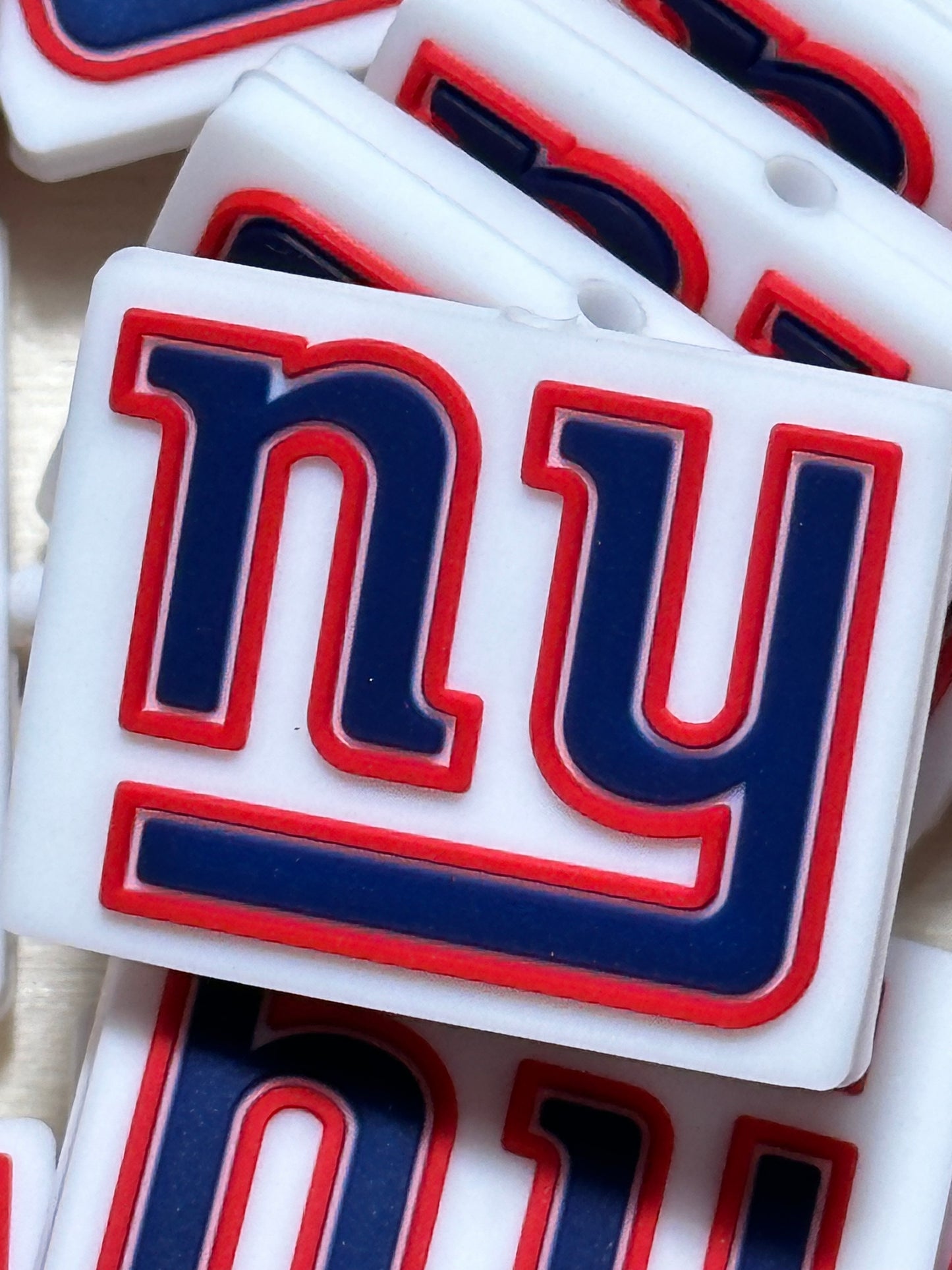 NY Giants focal bead