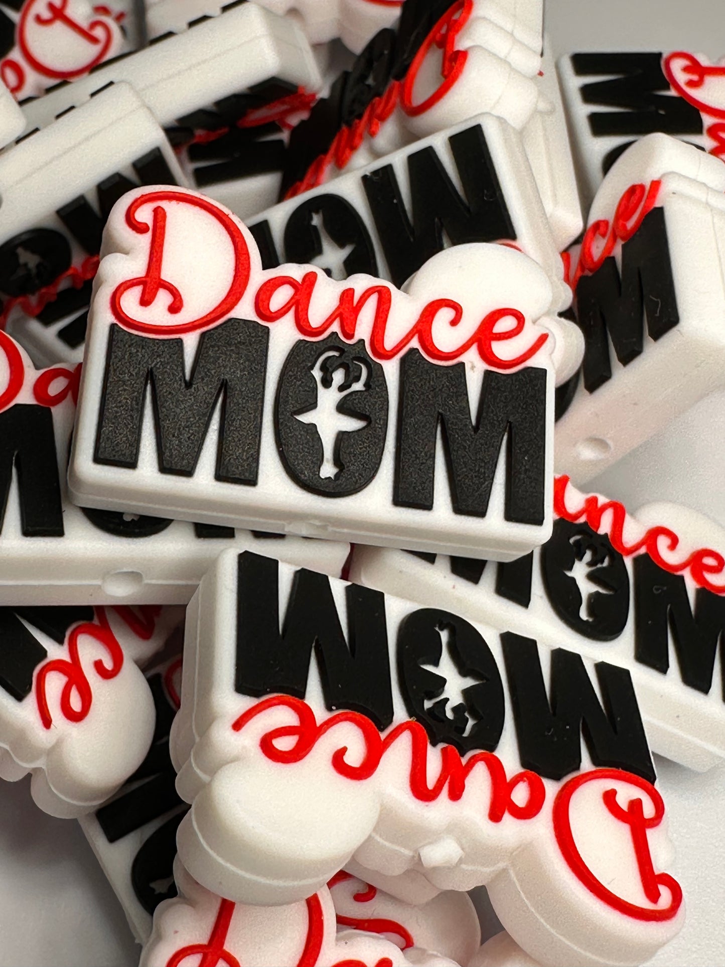 Dance Mom focal bead/ silicone bead/ pen beading / DIY / keychain