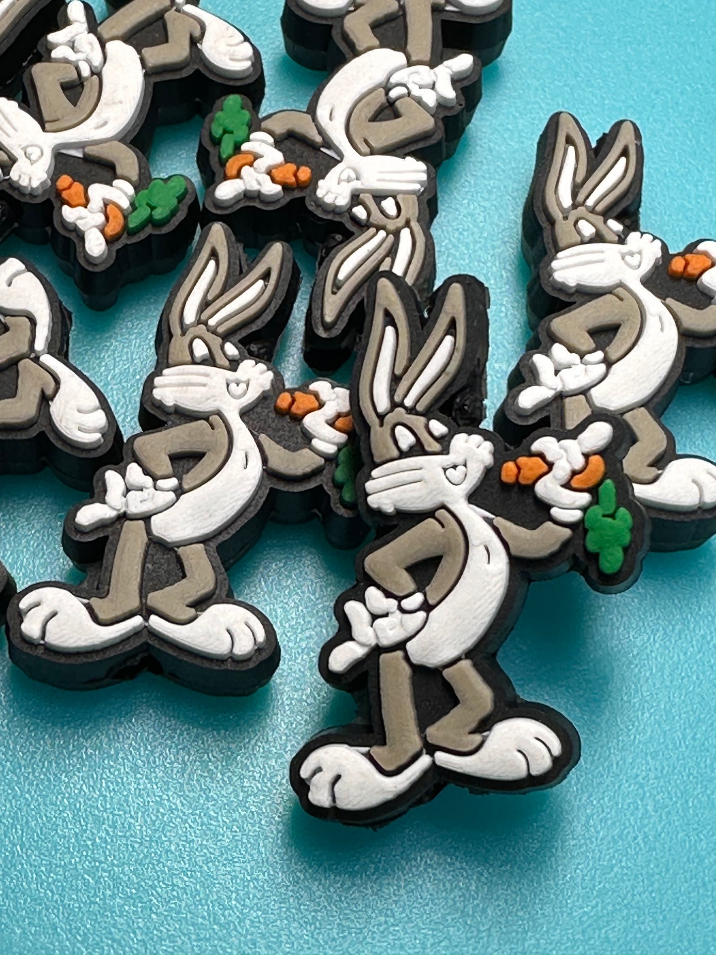 Character/ Focal Bead/ beadable pen/ Silicone bead/ keychain bead/bunny