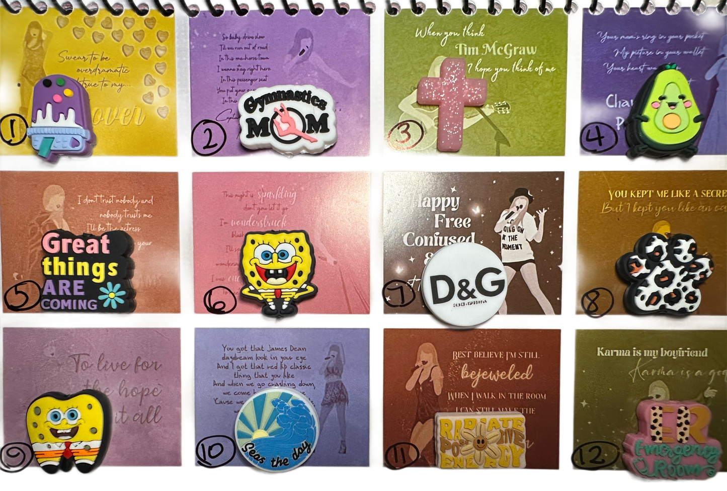 Last focals- One and dones 99 cents each/ 12 to choose from/ set 2E