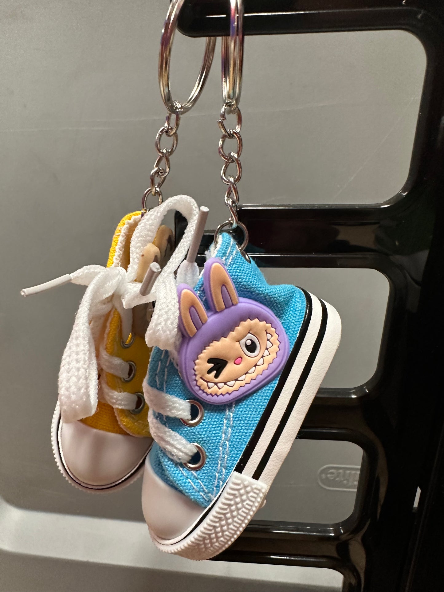 Labubu high top sneaker keychains/ Monster keychain/ Converse