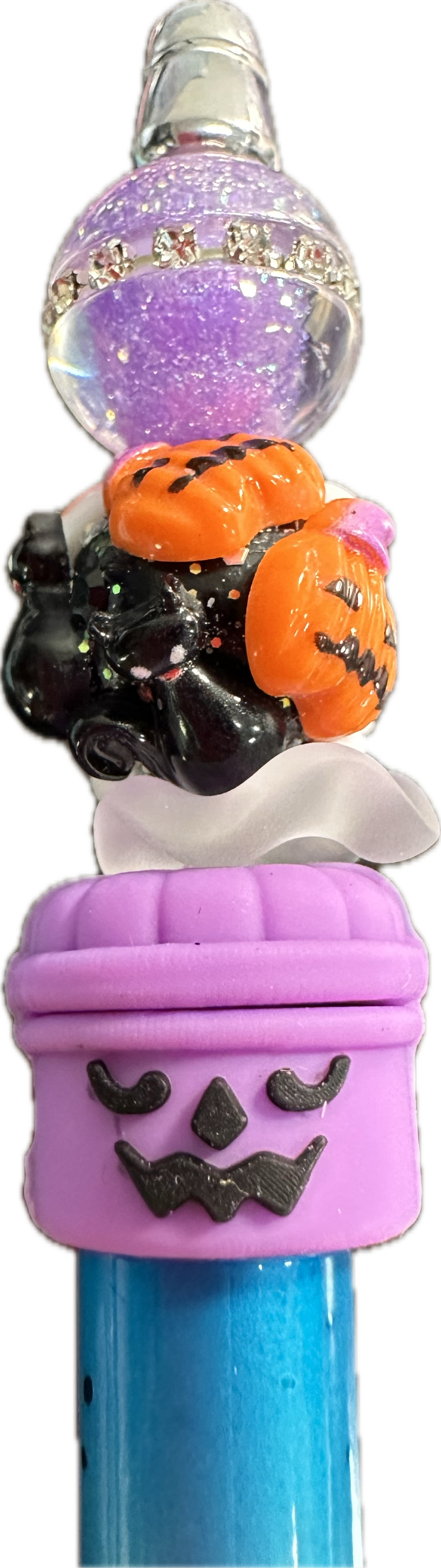 Fancy handmade Halloween beads/luminous/fancy Beads/ beadable pen/ keychain bead/ /20mm approx.