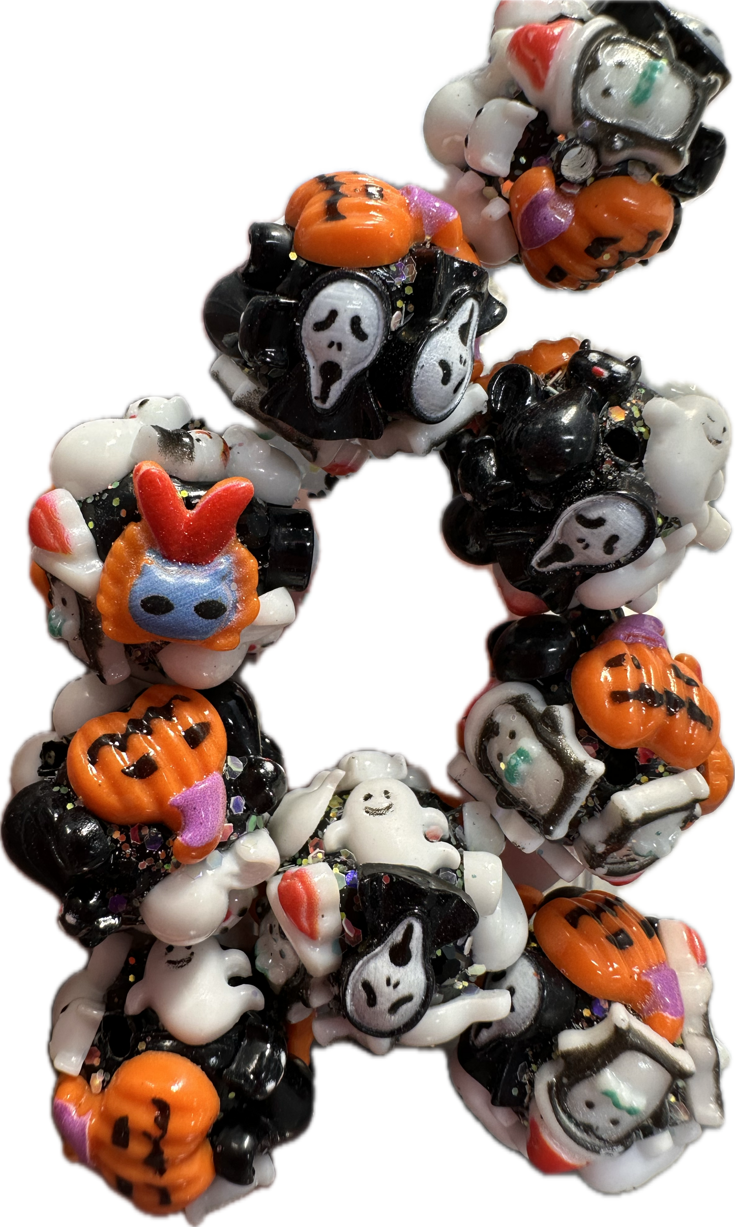Fancy handmade Halloween beads/luminous/fancy Beads/ beadable pen/ keychain bead/ /20mm approx.