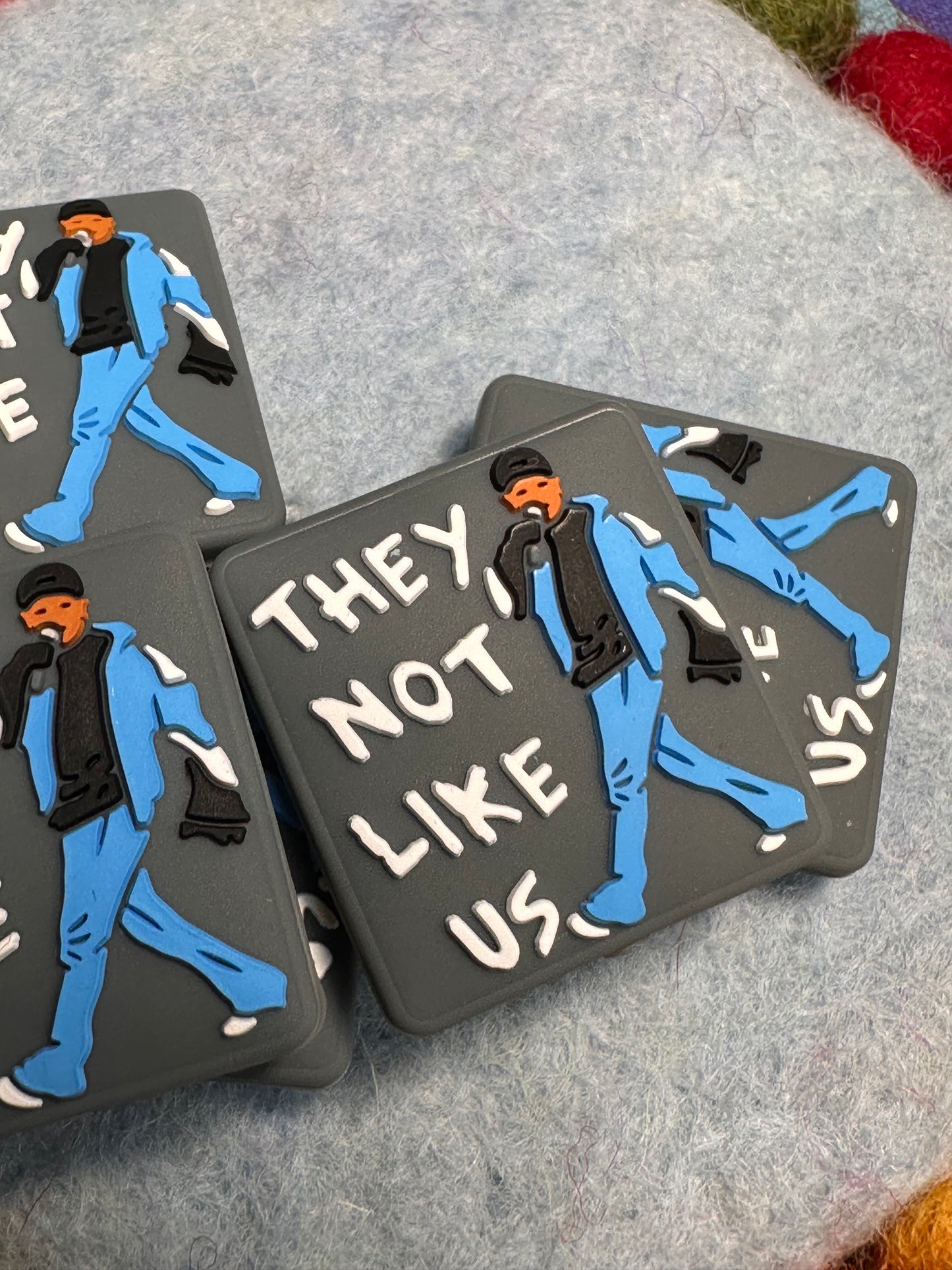 Rapper silicone focal bead/singer/music/Ken