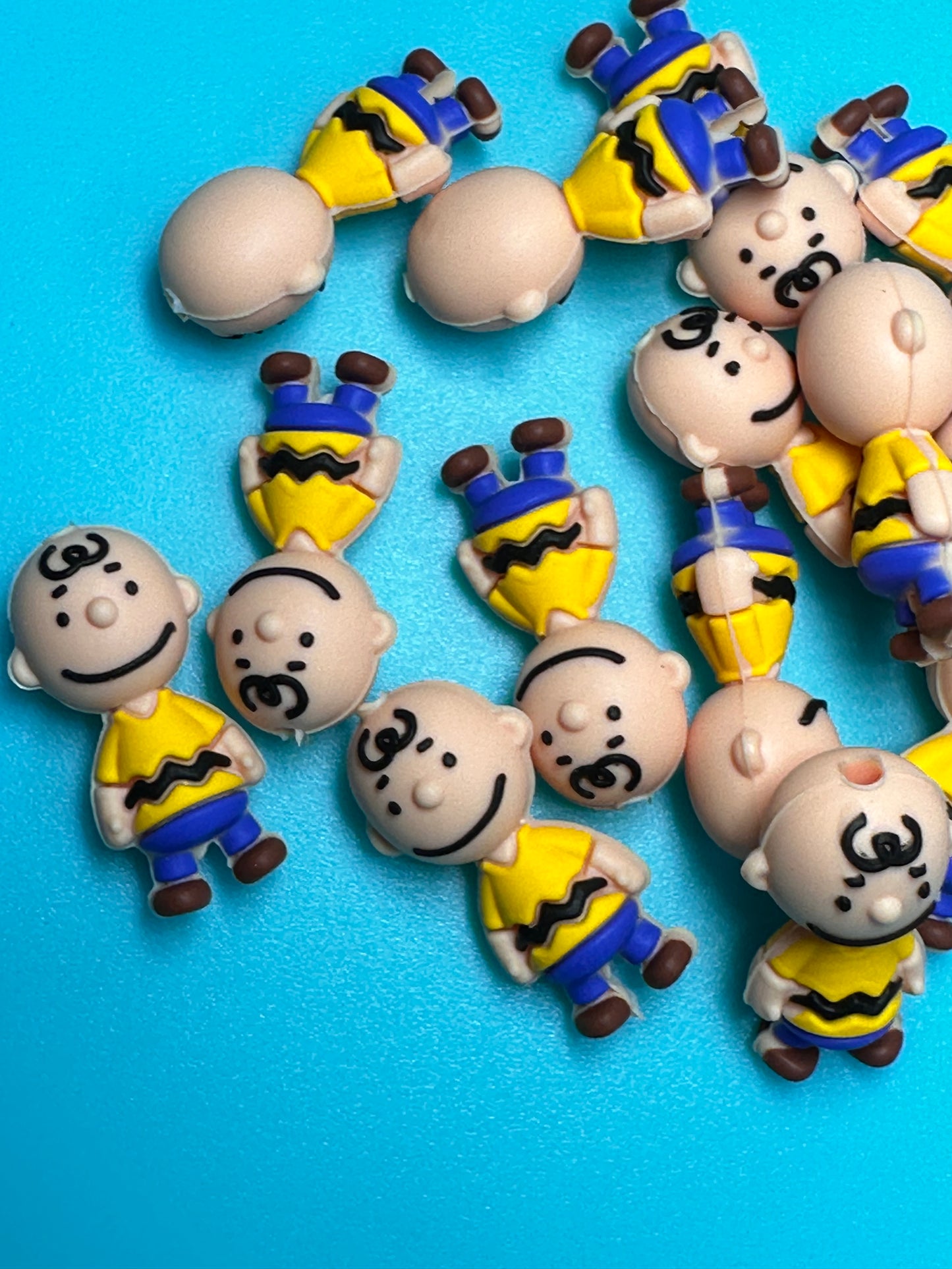 3D charlie Focal Bead / silicone bead/