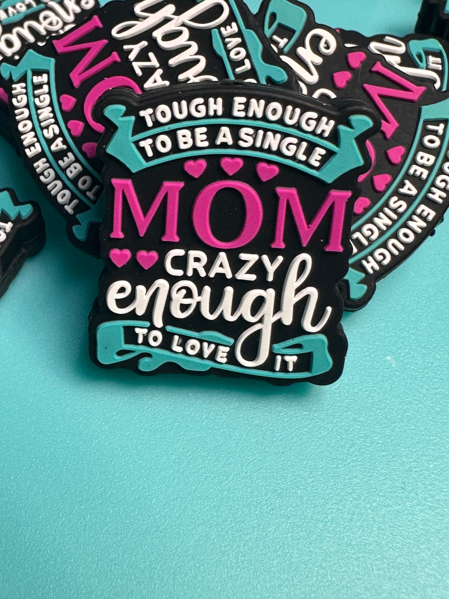 Single mom life/ Mommy/ mama Focal Bead/ for beadable pen/ Silicone bead/keychain bead/ Mothers Day/ Blessed mama/ mom