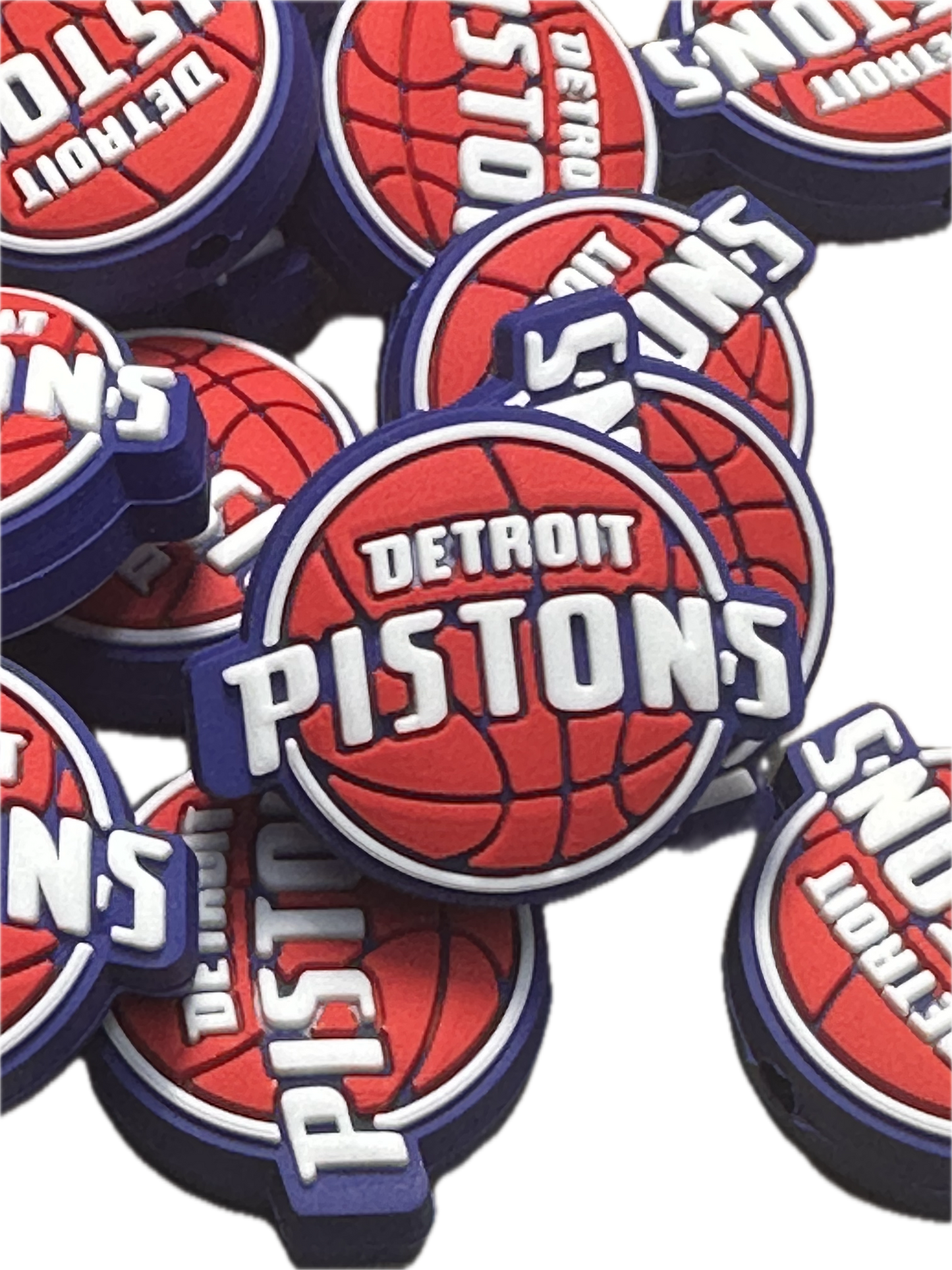 Detroit Pistons team focal bead / basketball Silicone DIY