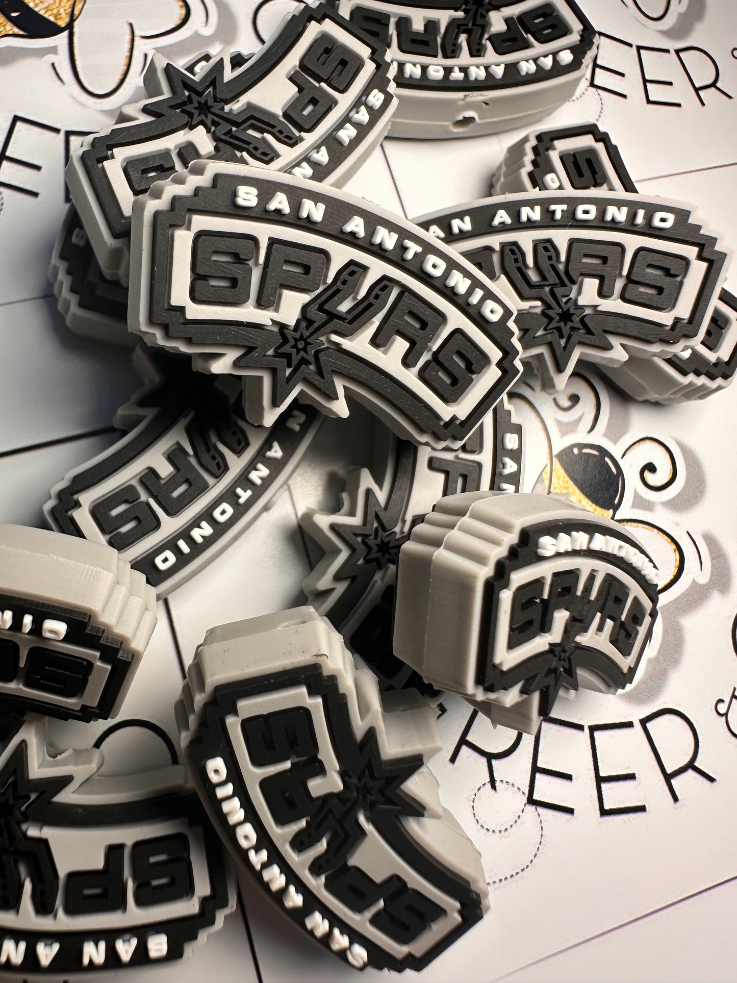 San Antonio Spurs focal bead