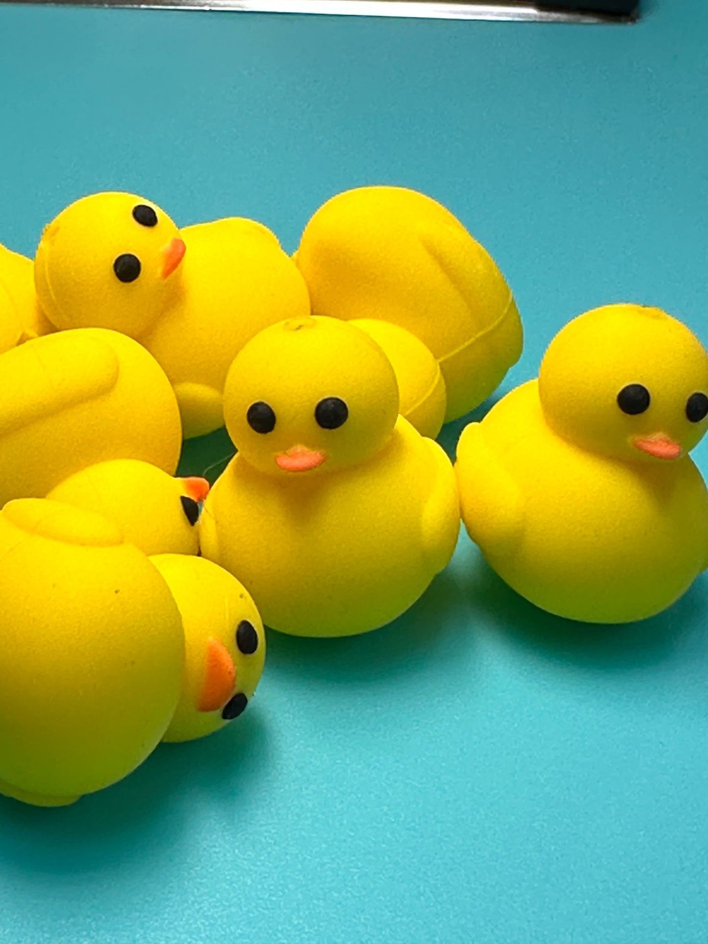 3D duck silicone focal bead/ ducked/ ducking