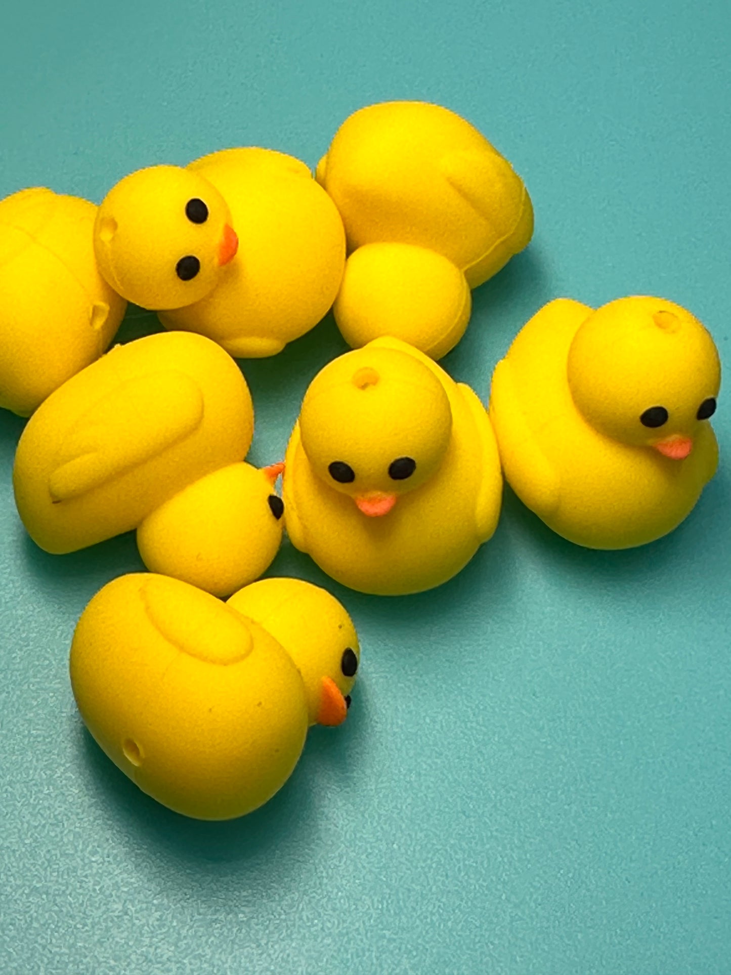 3D duck silicone focal bead/ ducked/ ducking