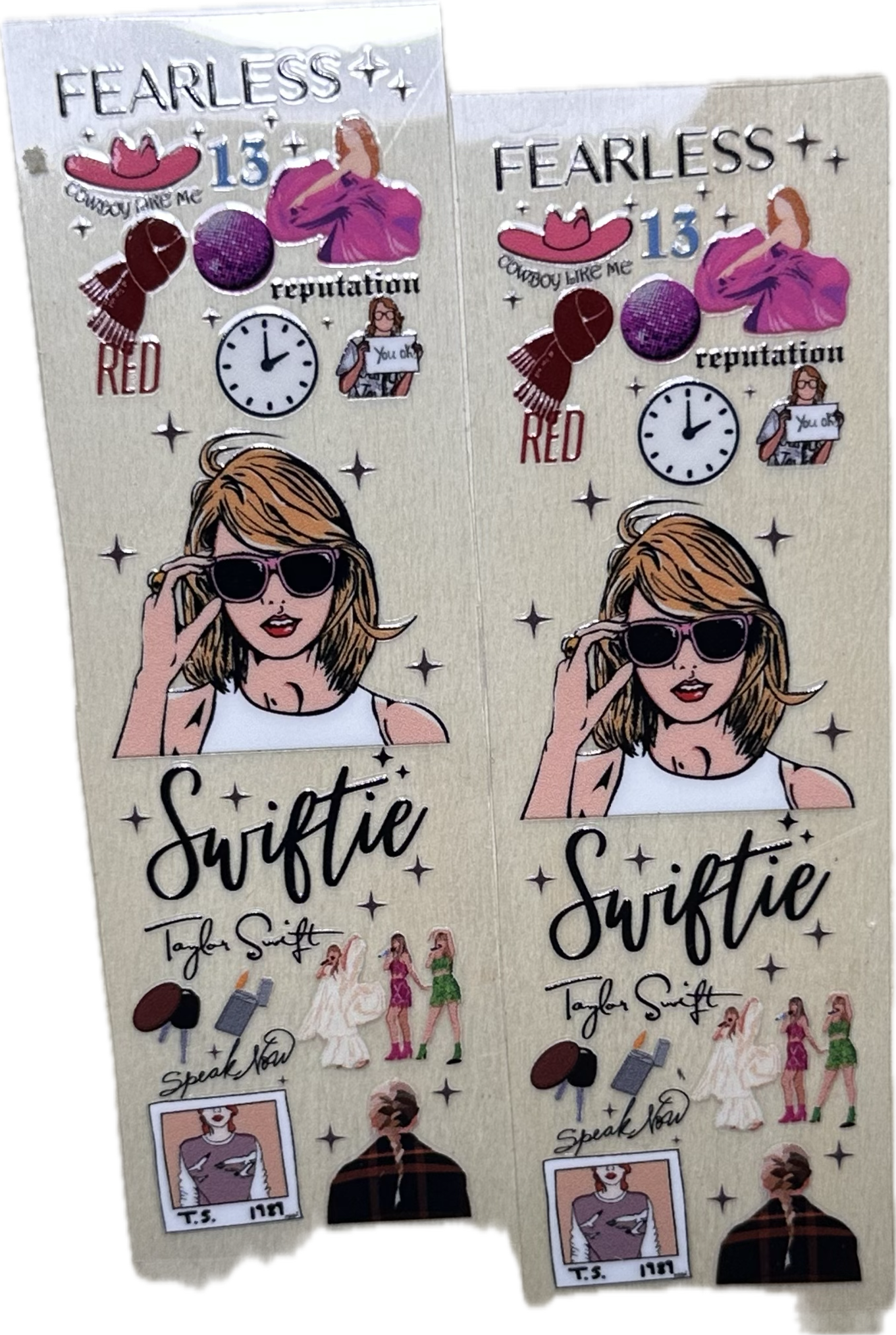 Taylor Swift pen wraps and bookmark wraps / Swiftie