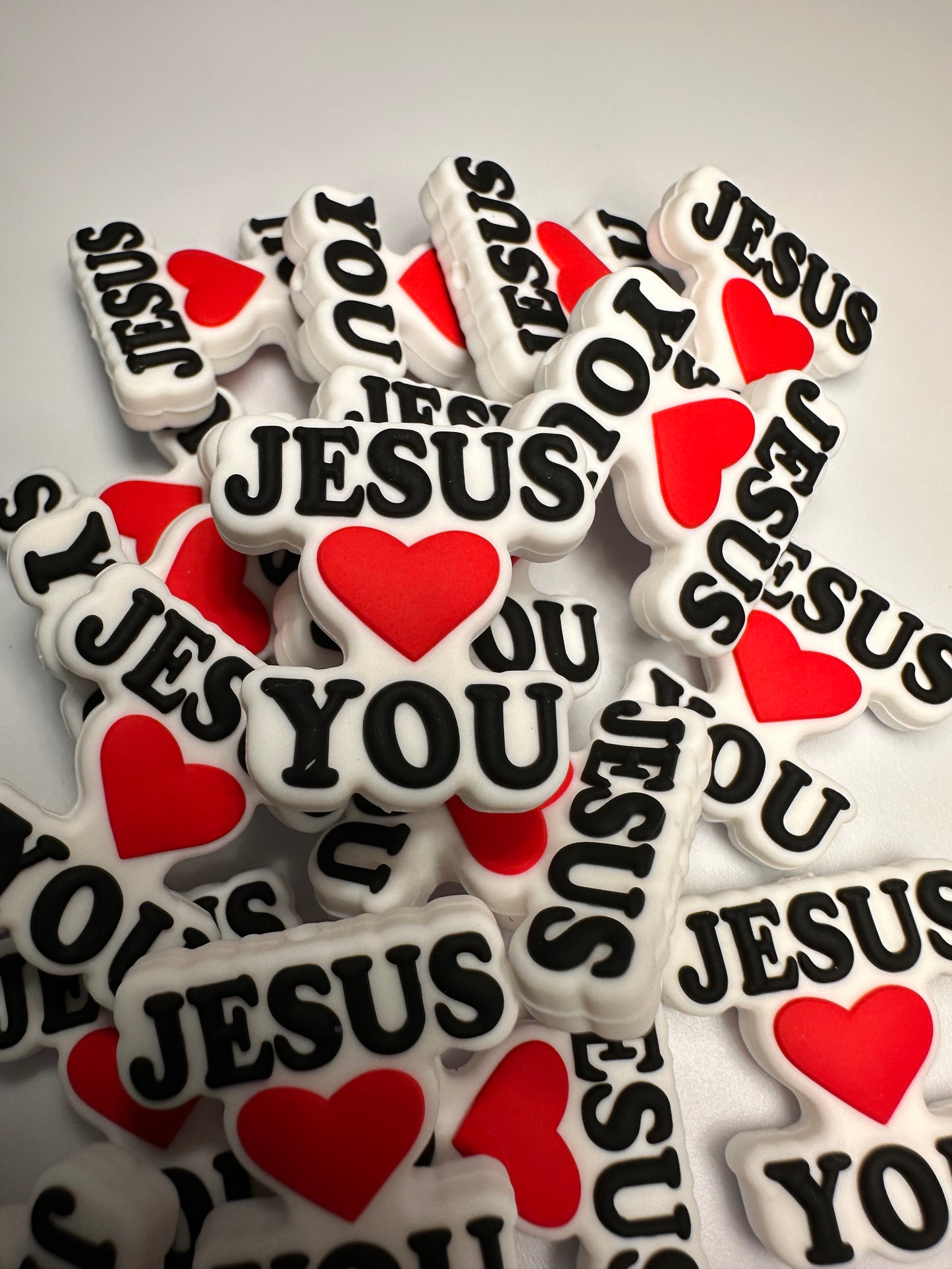 God/ Focal Bead/ beadable pen/ Silicone bead/ keychain bead/Faith/Jesus