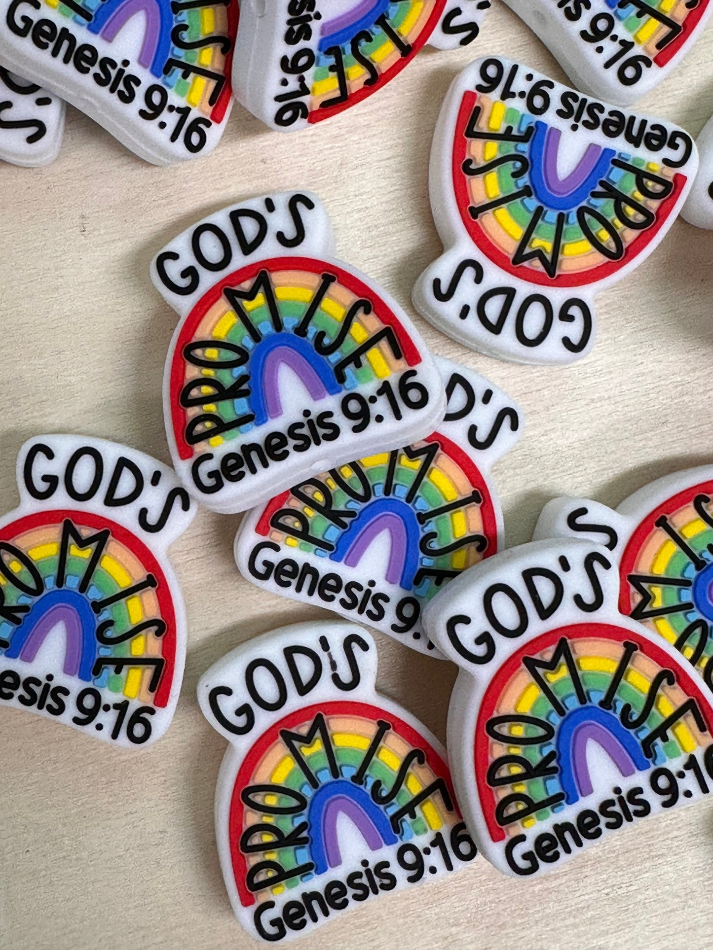 God silicone focal bead/ religious / pen beading / Genesis