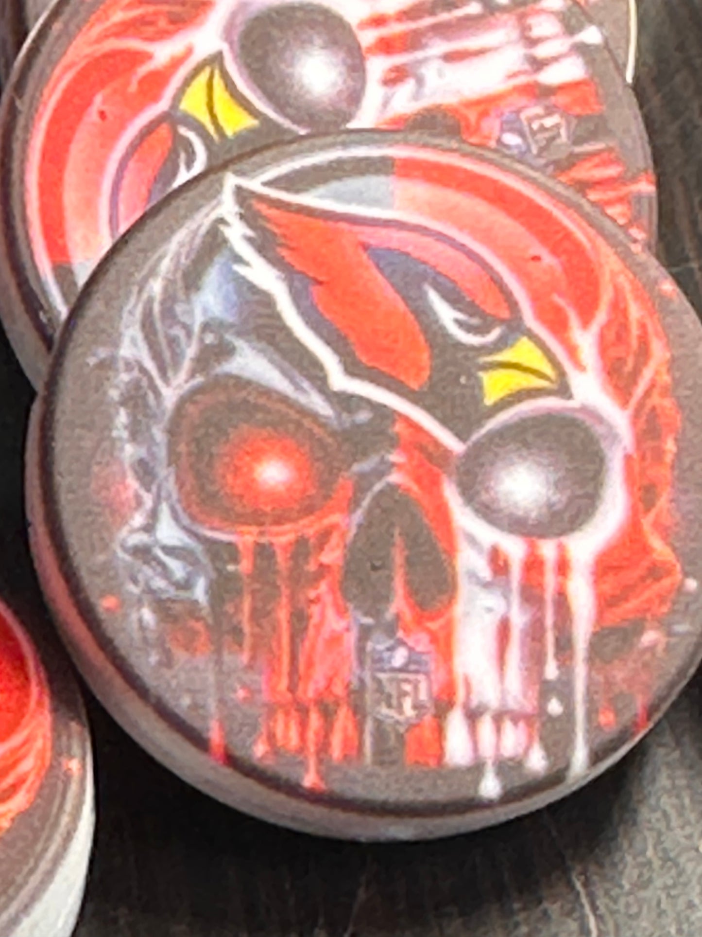 NEW Arizona Cardinals focal beads